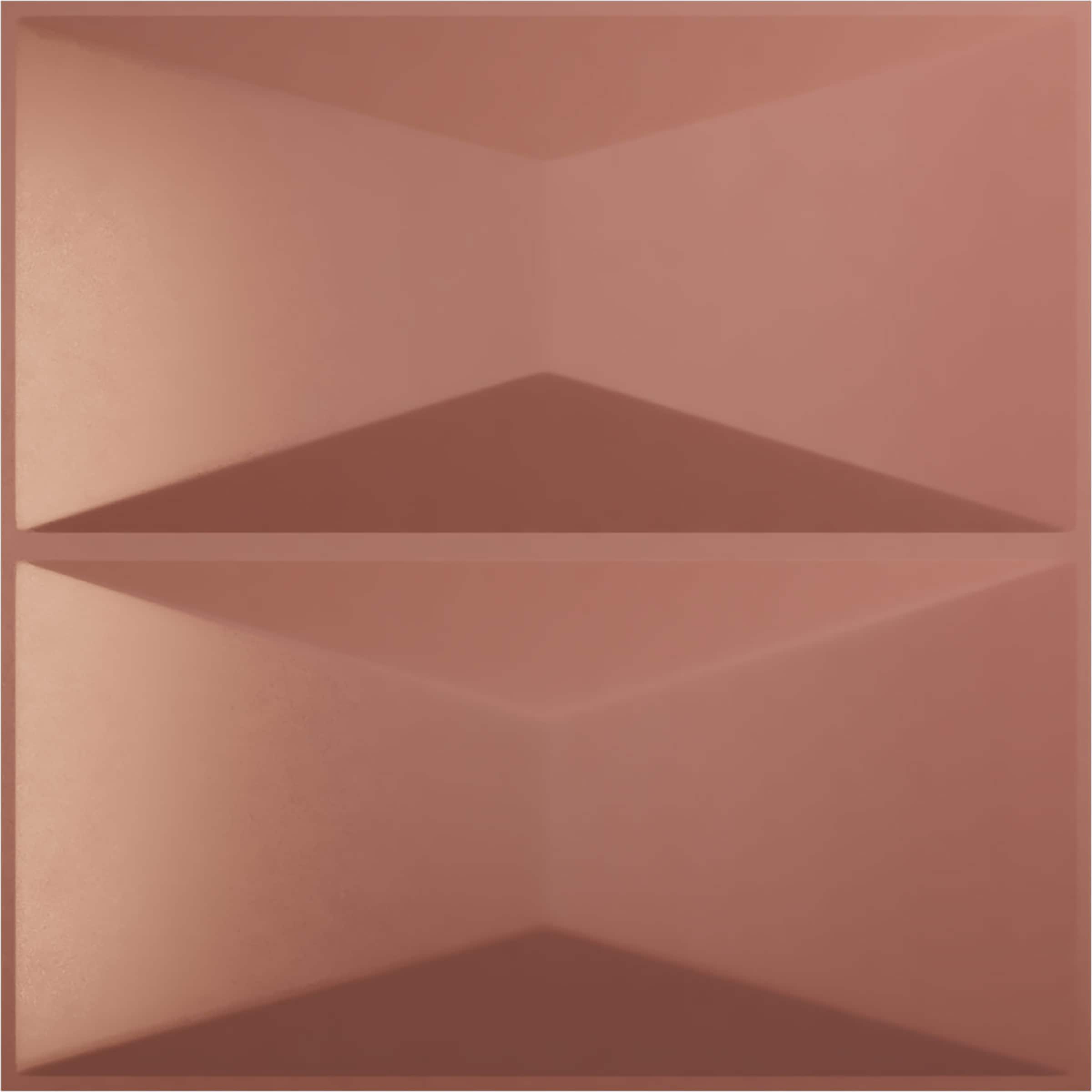 Ekena Millwork WP20X20ABFCP 19-5/8-in x 19-5/8-in Embossed Universal Pearl Metallic Champagne Pink PVC Wall Panel