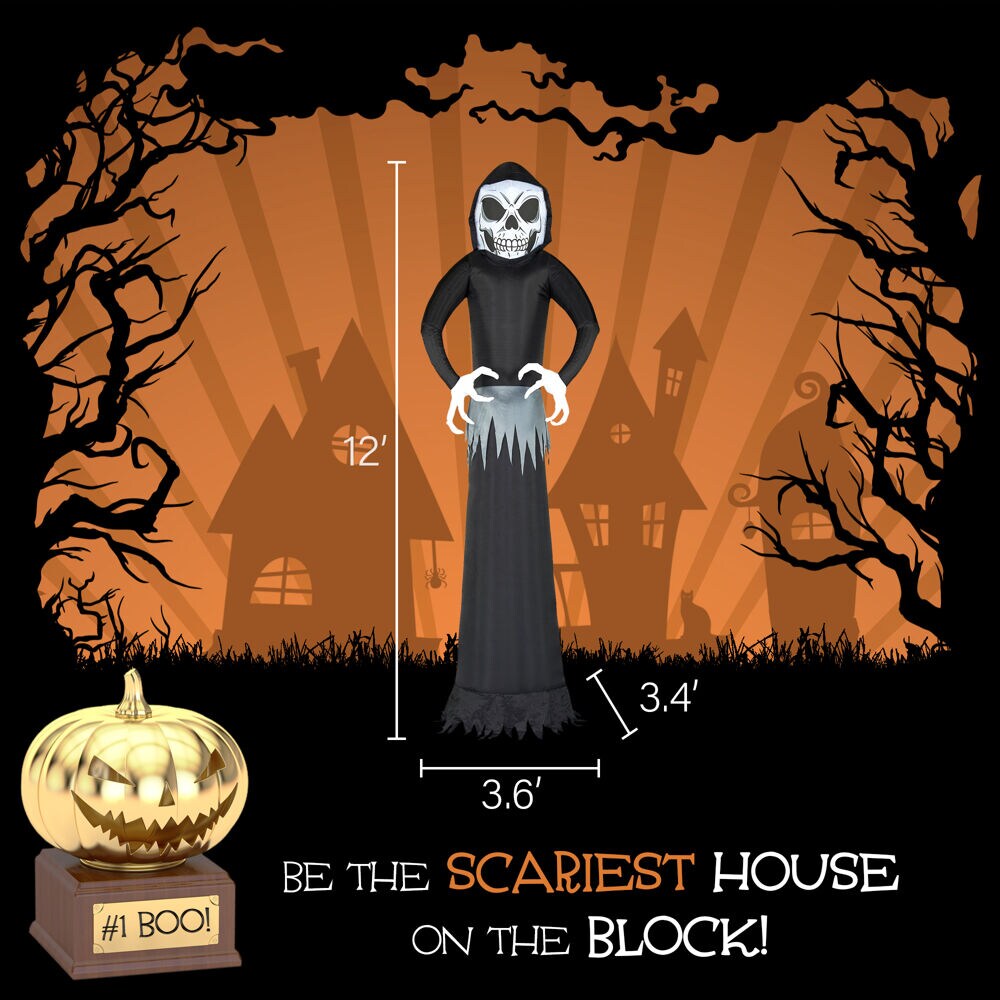 Haunted Hill Farm HIGHOST122-L Outdoor-Halloween-Decor - View #3