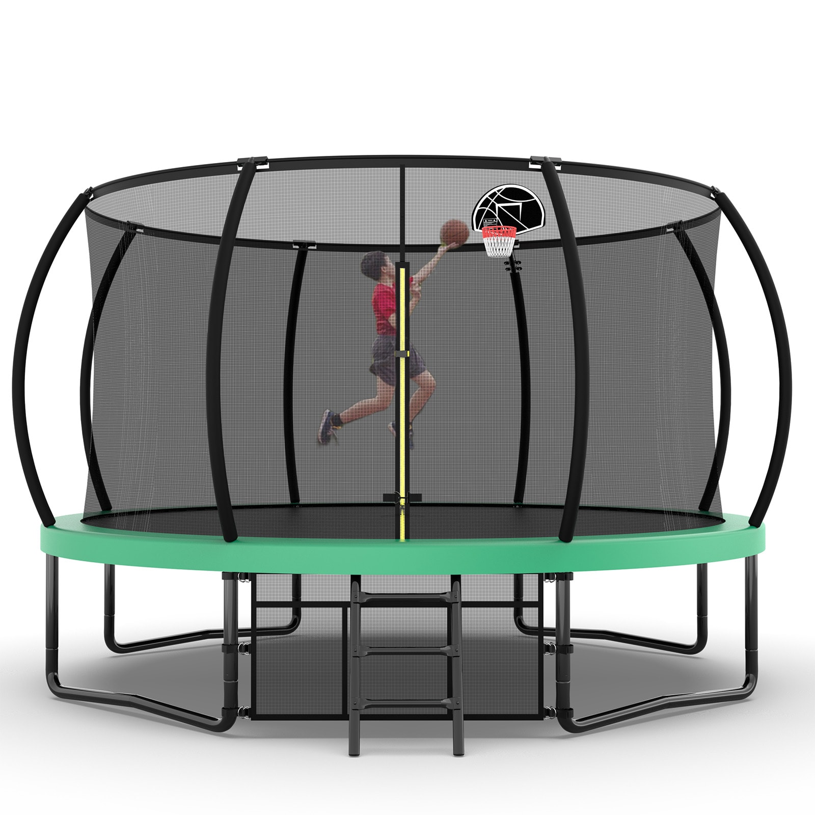 Damerin TRAA23 Trampolines 12-ft Round Kids in Green