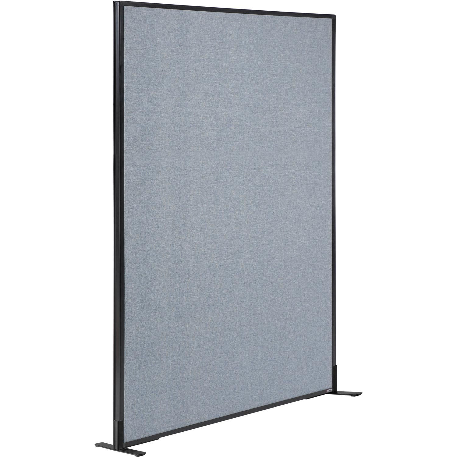 Global Industrial 695789FBL 48-14-inW x 96-inH Freestanding Office Partition Panel Blue