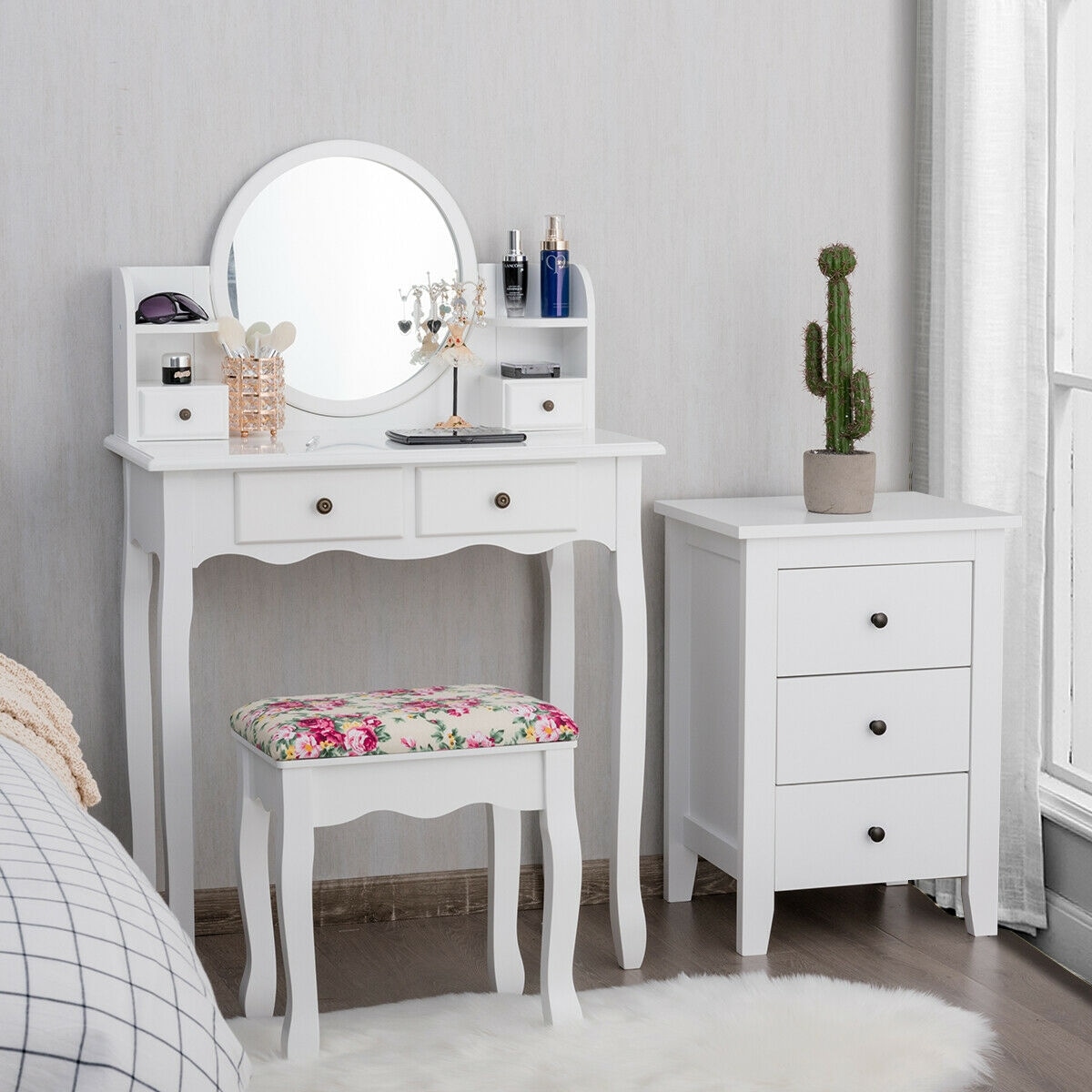 CASAINC WF-HYSN-66130WH Bedroom-Vanities - View #9