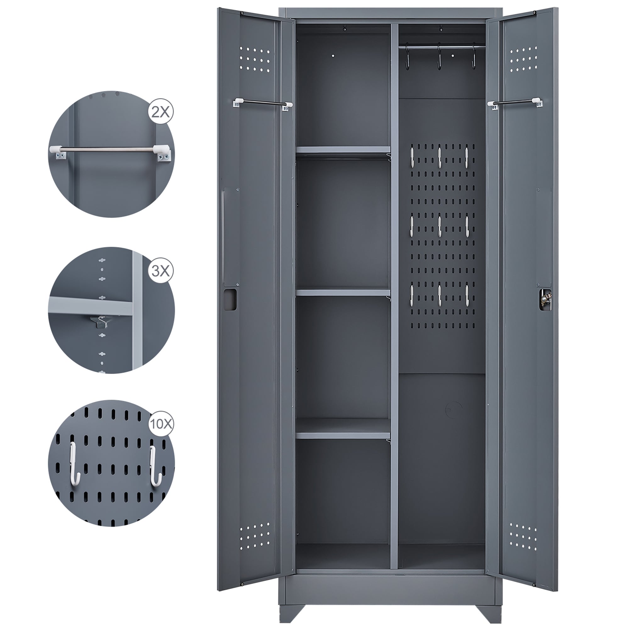 SINOFURN SYD260006GY Filing-Cabinets - View #8
