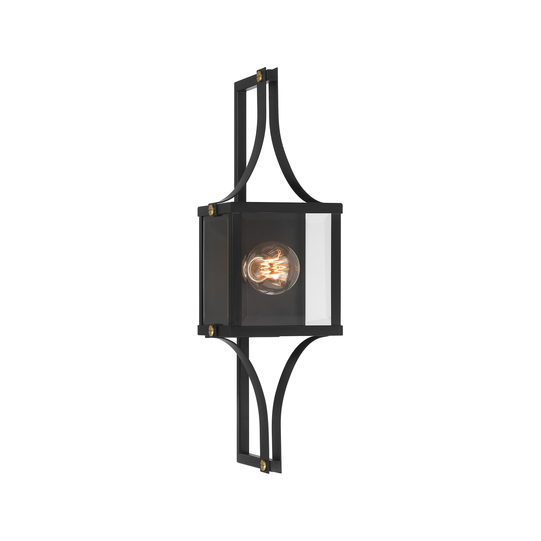 Savoy House 5-474-144 Raeburn 1 -Light 23-in H Matte Black Hardwired Outdoor Wall Light
