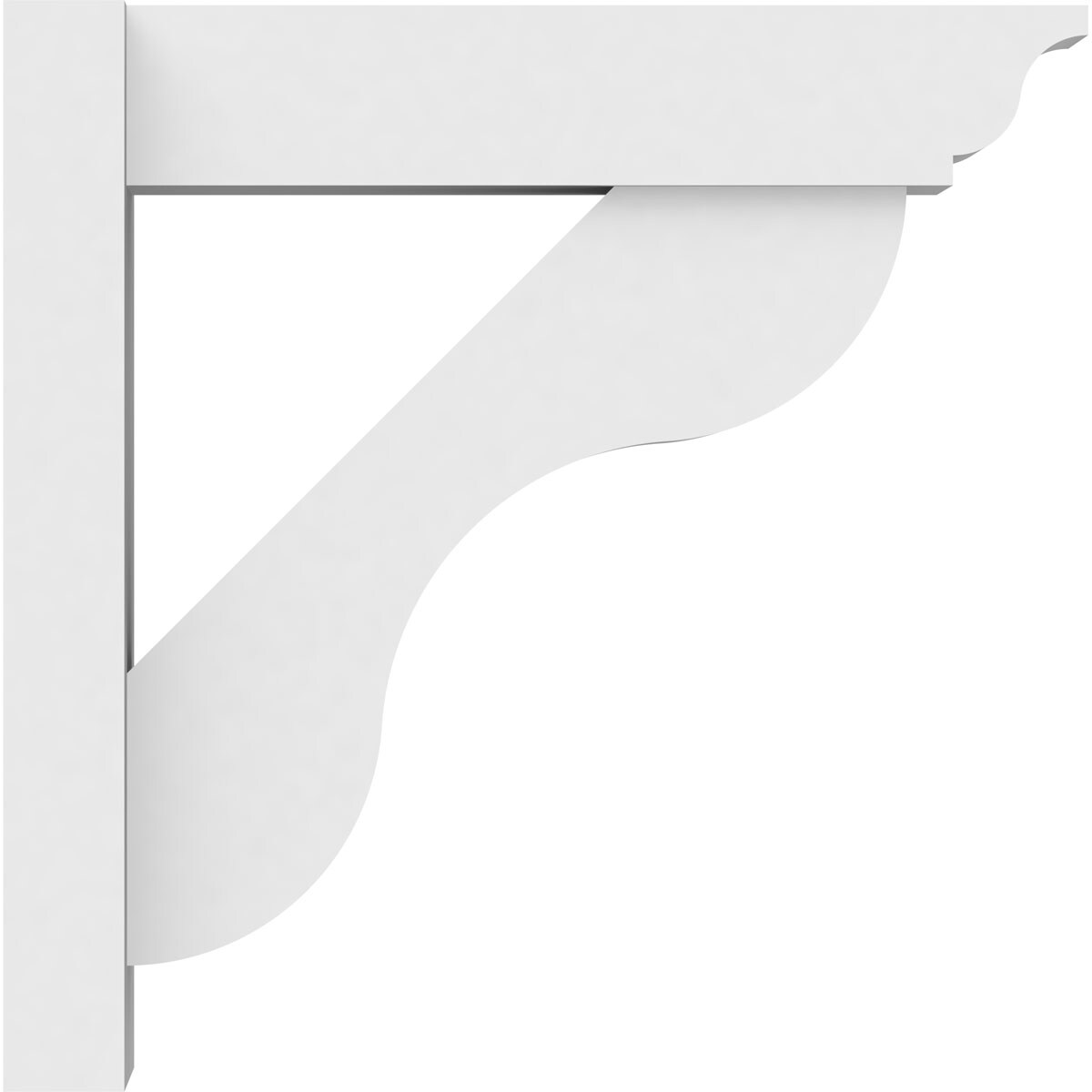 Ekena Millwork OUTP05X18X18CAR01 outlookers - View #3