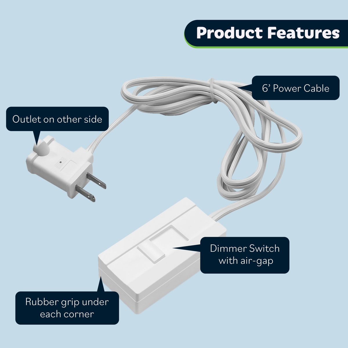 Top Greener TGTTDL300-W3P Light-Dimmers - View #3