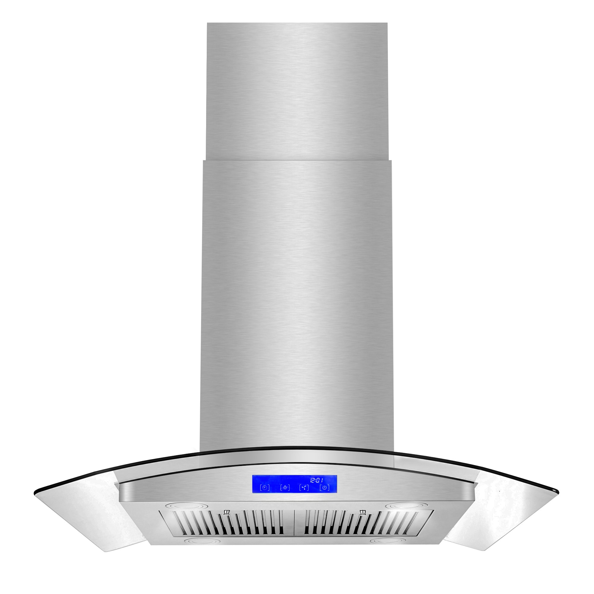 Cosmo COS-668ICS750 30 inch Ducted 380-CFM Stainless steel Island Range Hood