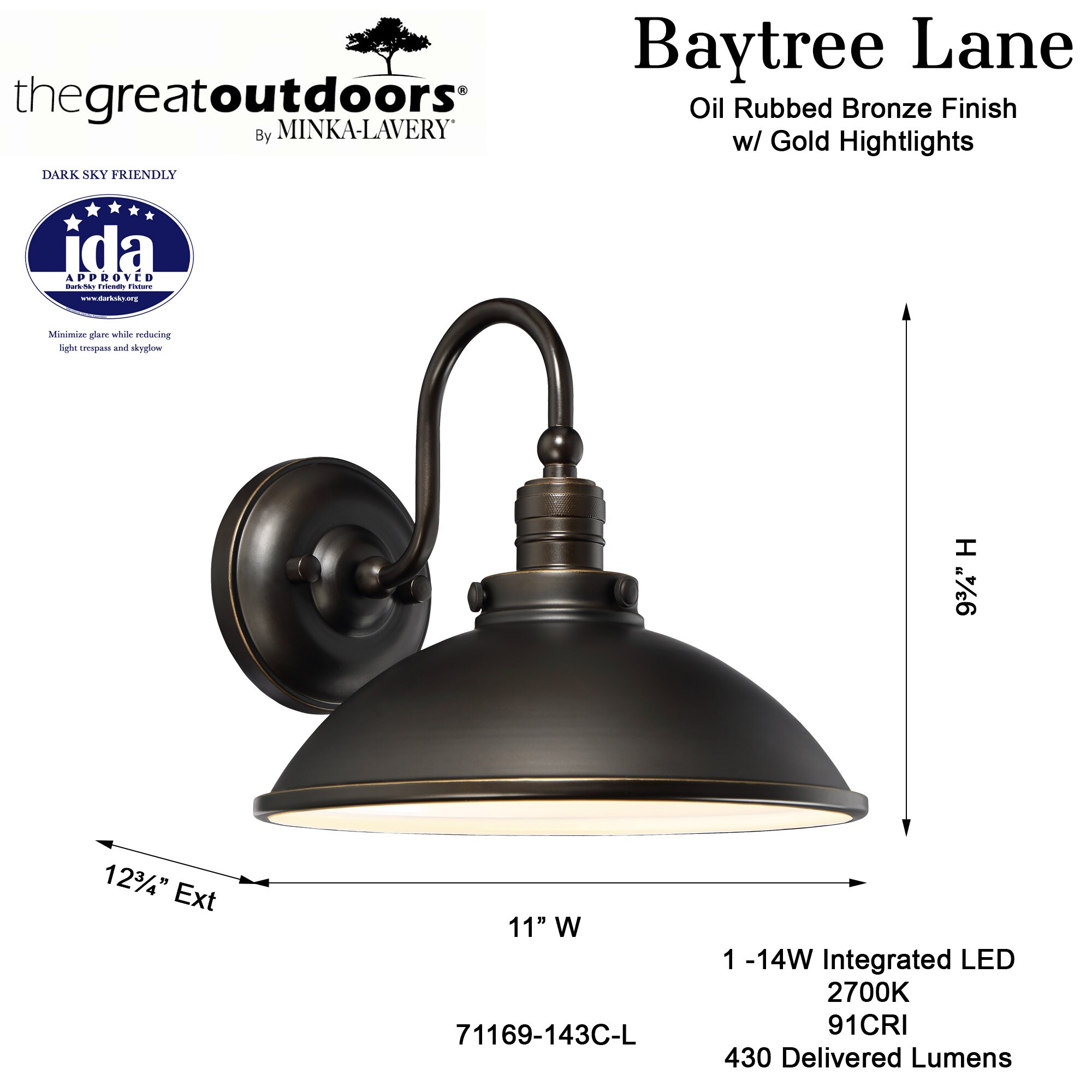 Minka Lavery 71169-143C-L Outdoor-Wall-Lighting - View #6