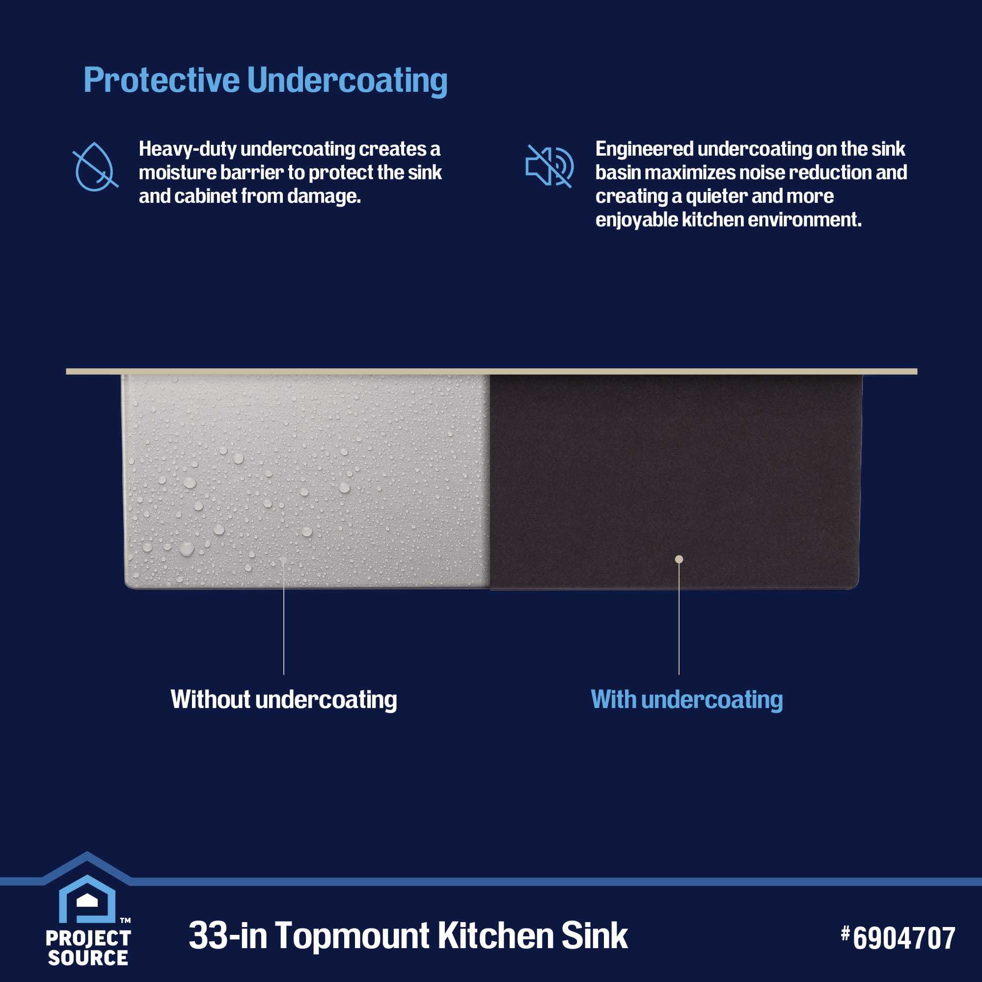 Project Source VT3322LA0-P Kitchen-Sinks - View #8