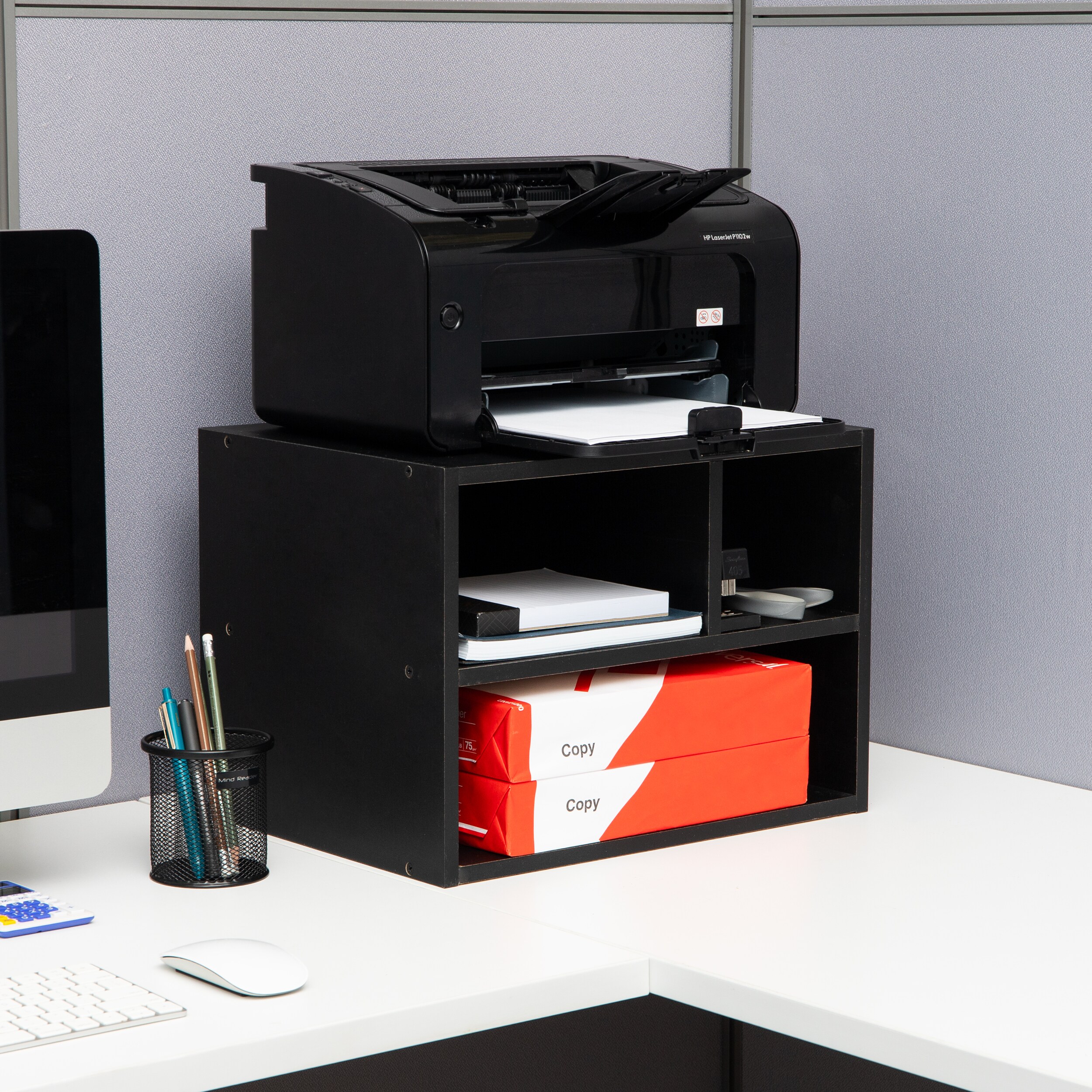 Mind Reader MDFPCART-BLK Office-Carts - View #5