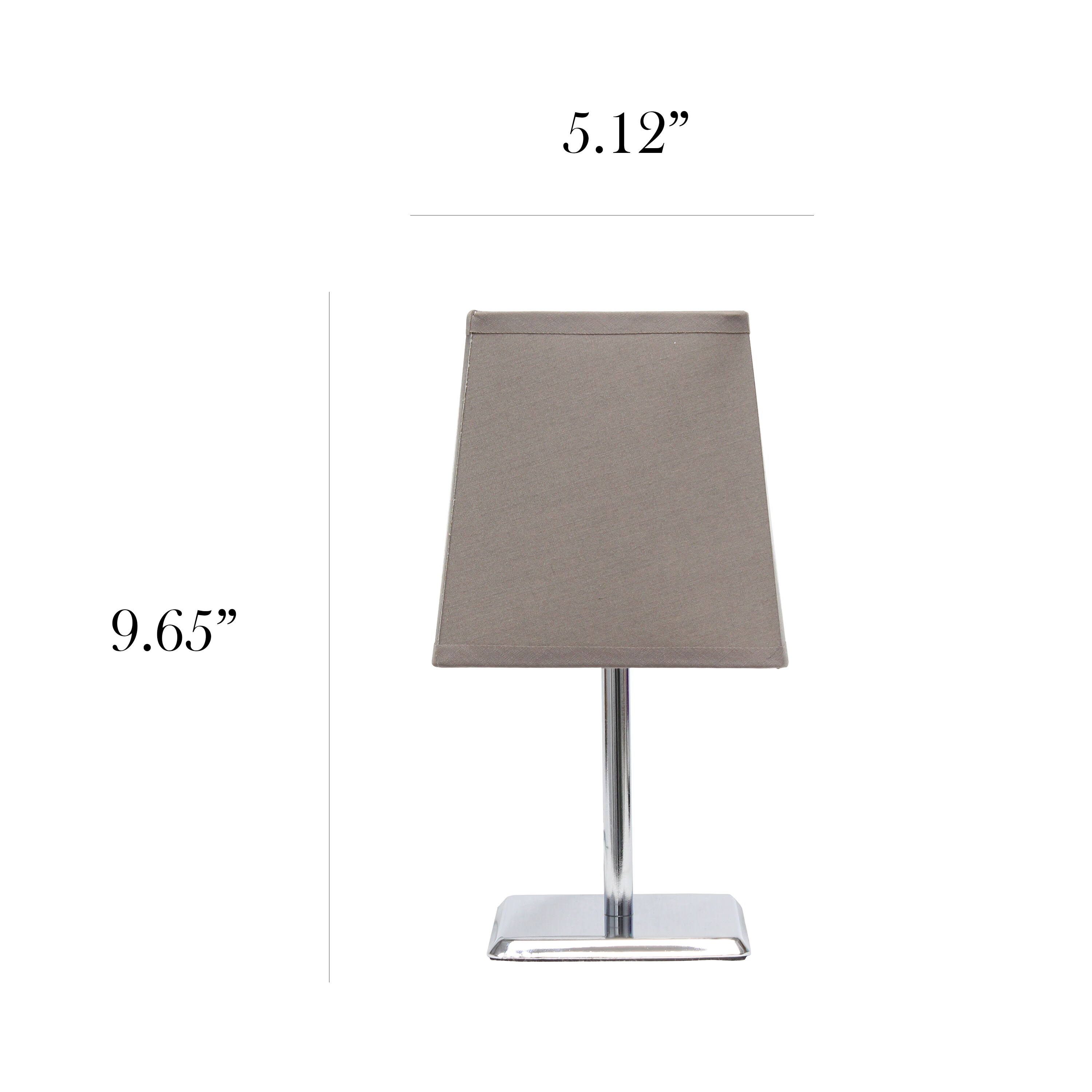 Simple Designs LT2062-GRY Table-Lamps - View #9