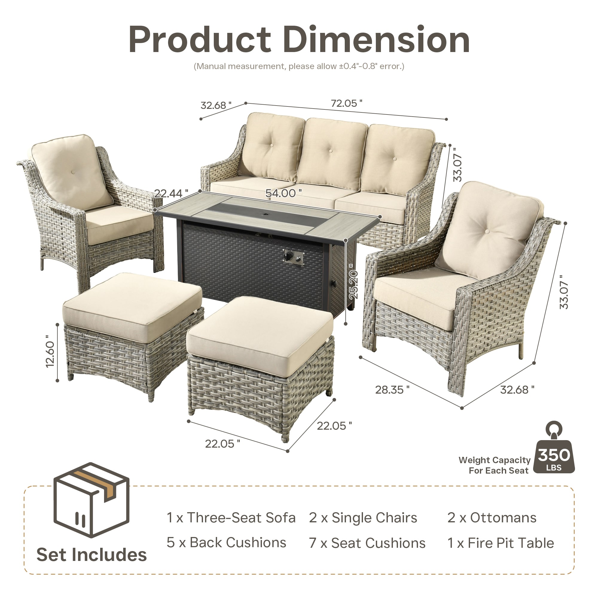 ALTRIGUS 6LFI5PAD66AL Patio-Conversation-Sets - View #7