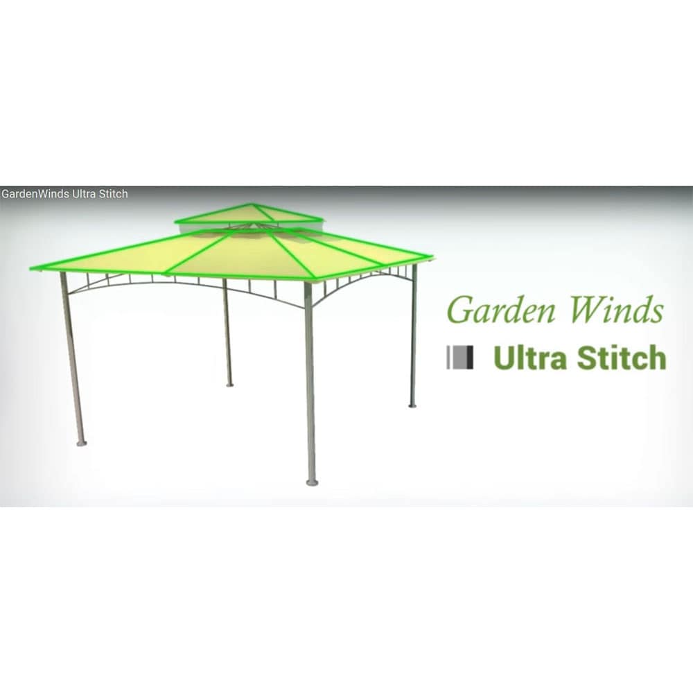 Garden Winds Standard 350 Beige Canopy Replacement Top In The Canopy ...