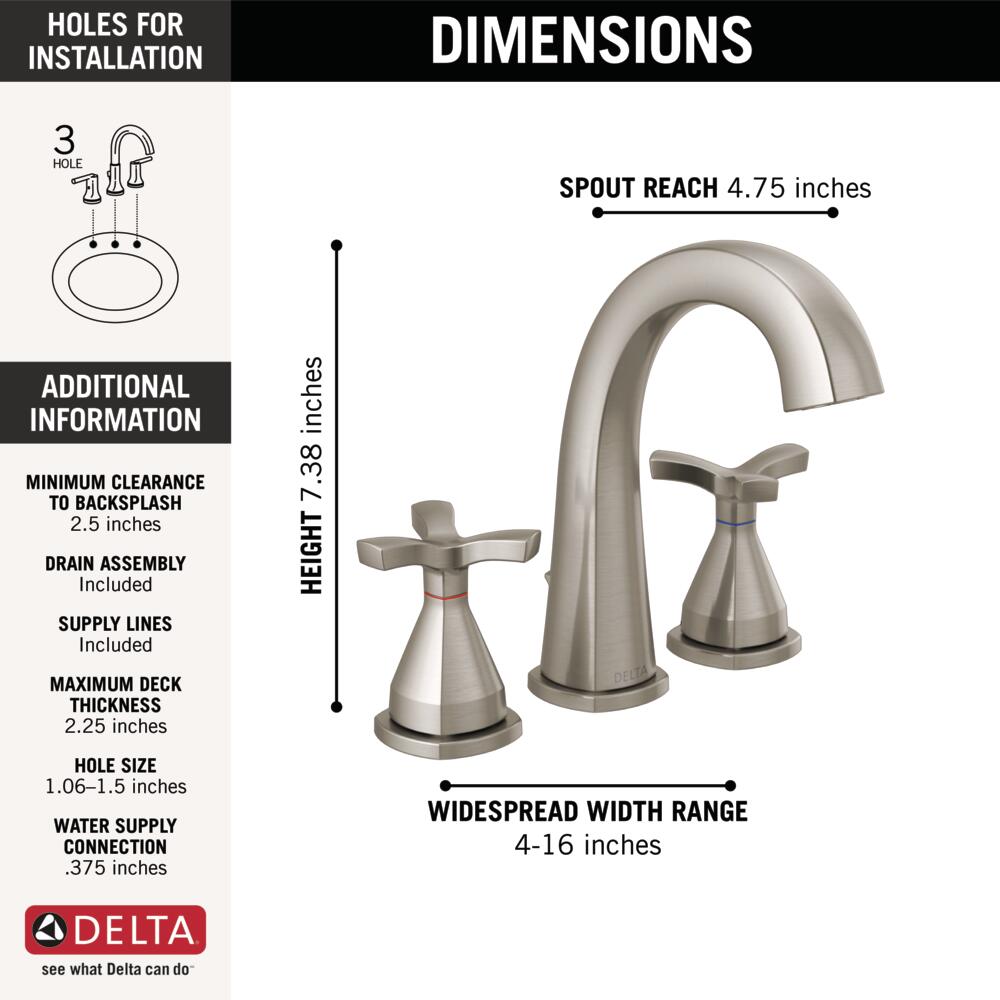 Delta 357756-SS-PR-MPU-DST Lavatory-Faucets - View #3