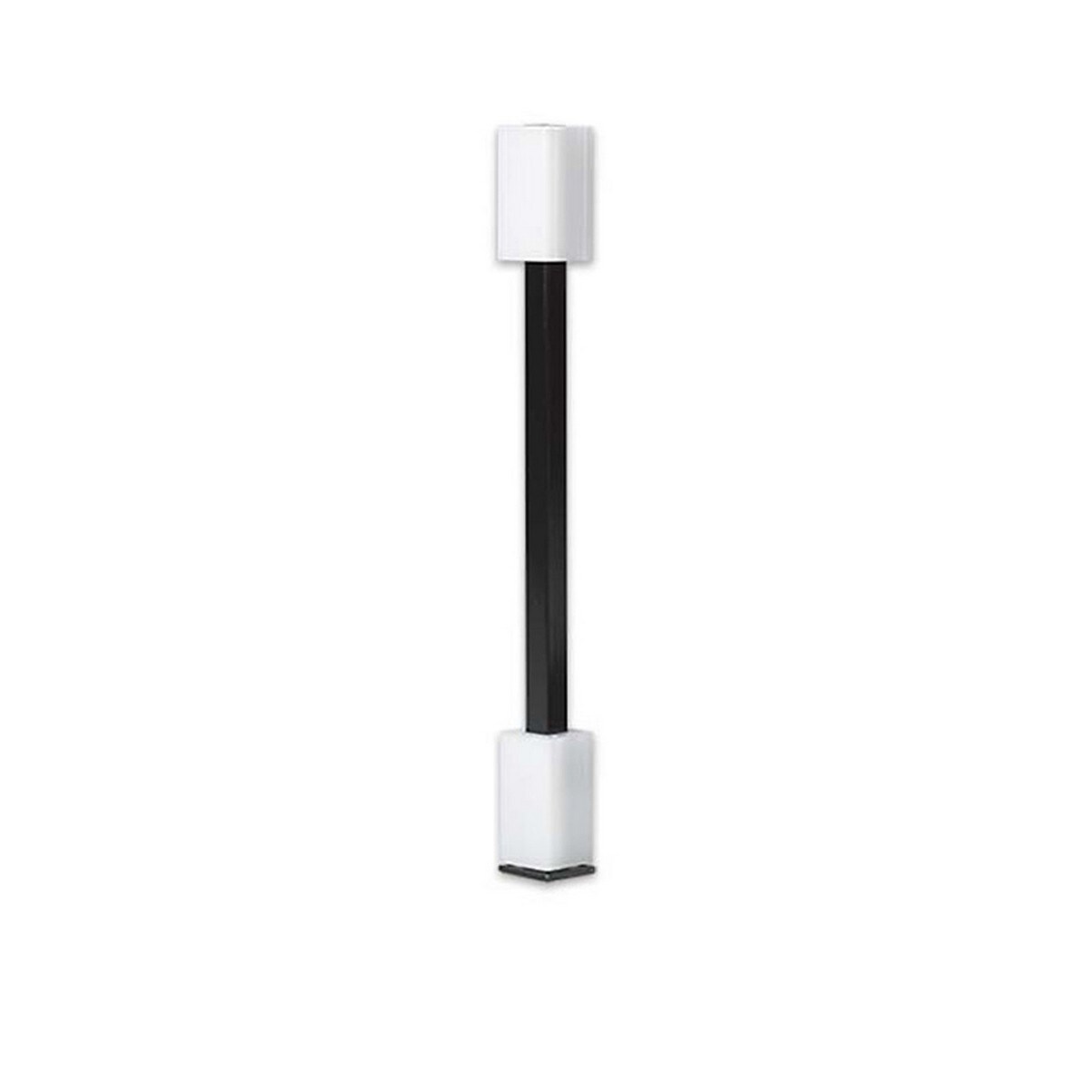 Deckorators 4-in x 4-in x 3-ft Black Steel Deck Post