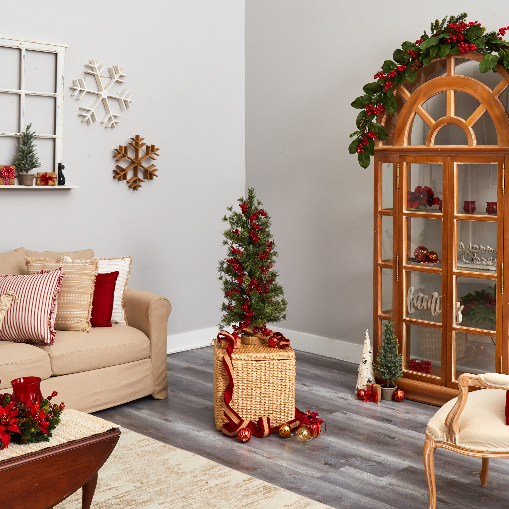 Nearly Natural T3254 Artificial-Christmas-Trees - View #9