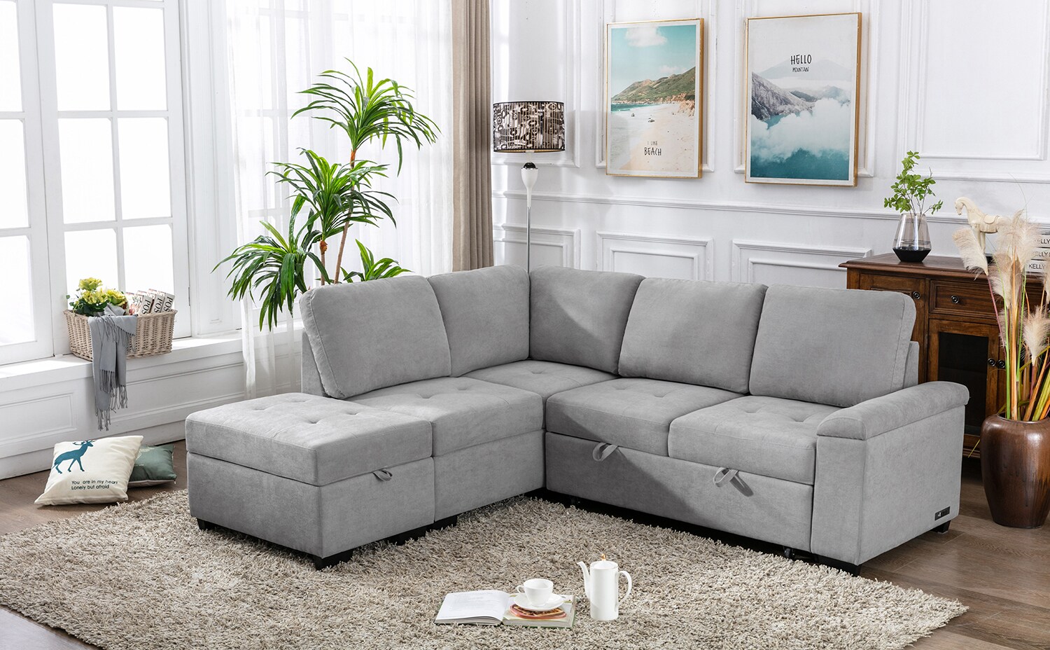 SINOFURN SYA370142GY Sofas-Loveseats - View #10