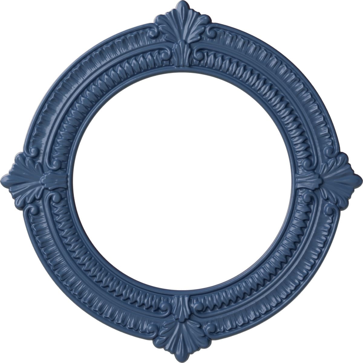 Ekena Millwork CM13BNAMF Benson 13.125-in W x 13.125-in L Painted Americana Polyurethane Whole Ceiling Medallion