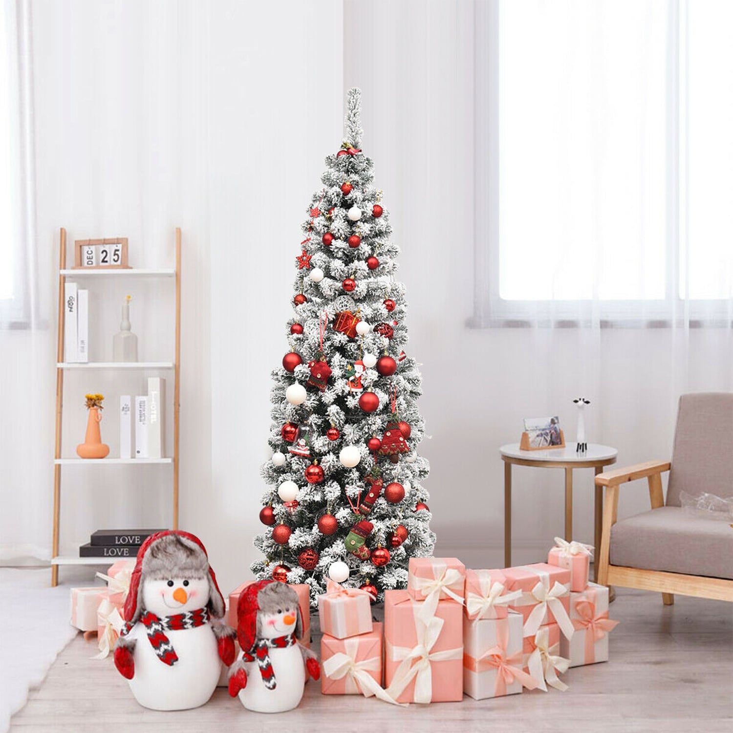 WELLFOR HYJ22875US Artificial-Christmas-Trees - View #5