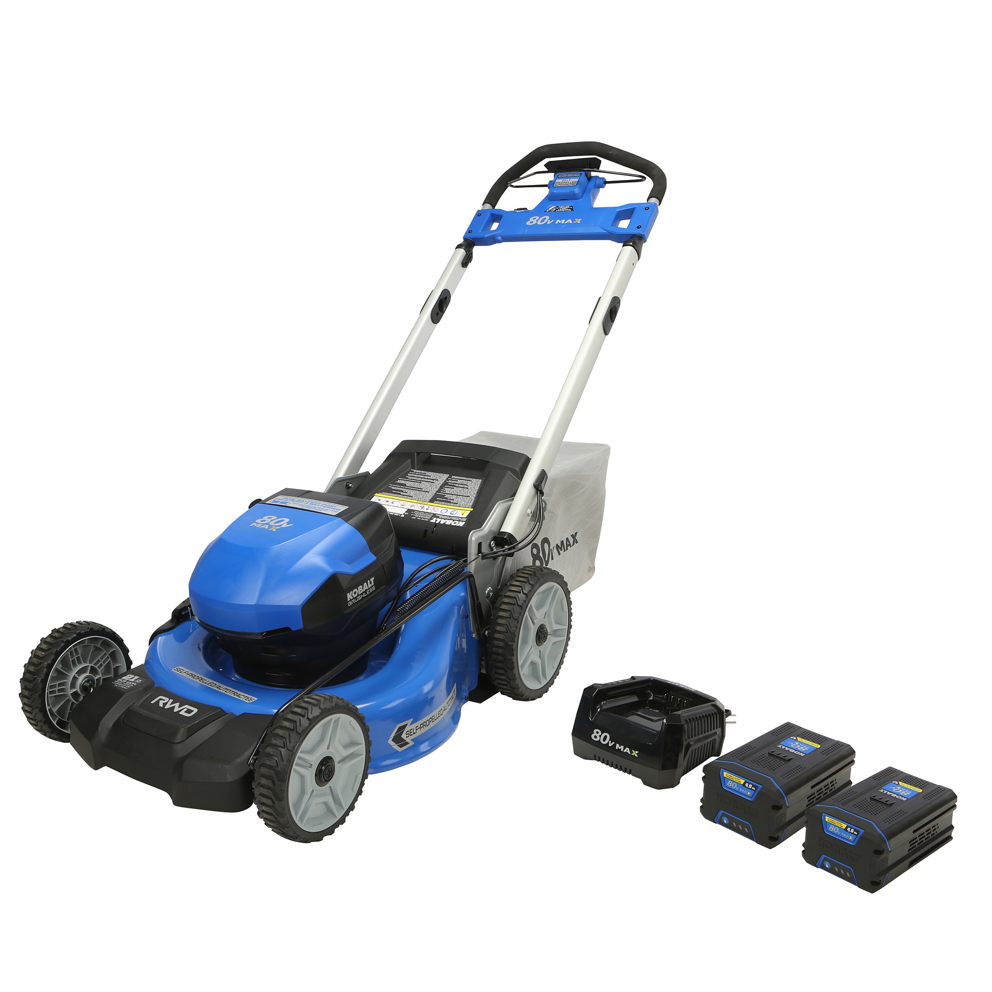 Kobalt 80-volt 21-in Cordless Push Lawn Mower (Battery and Charger