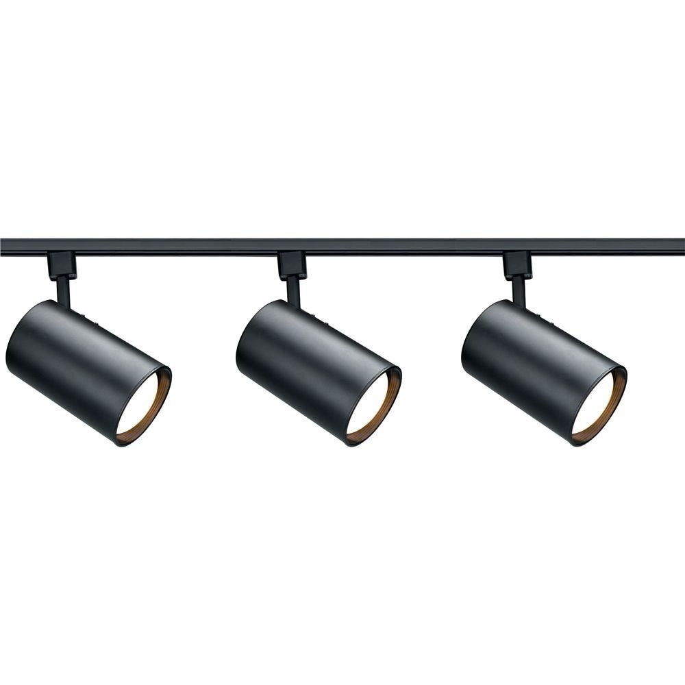 3-Light 48-in Black Standard Linear Track Lighting Kit at Lowes.com