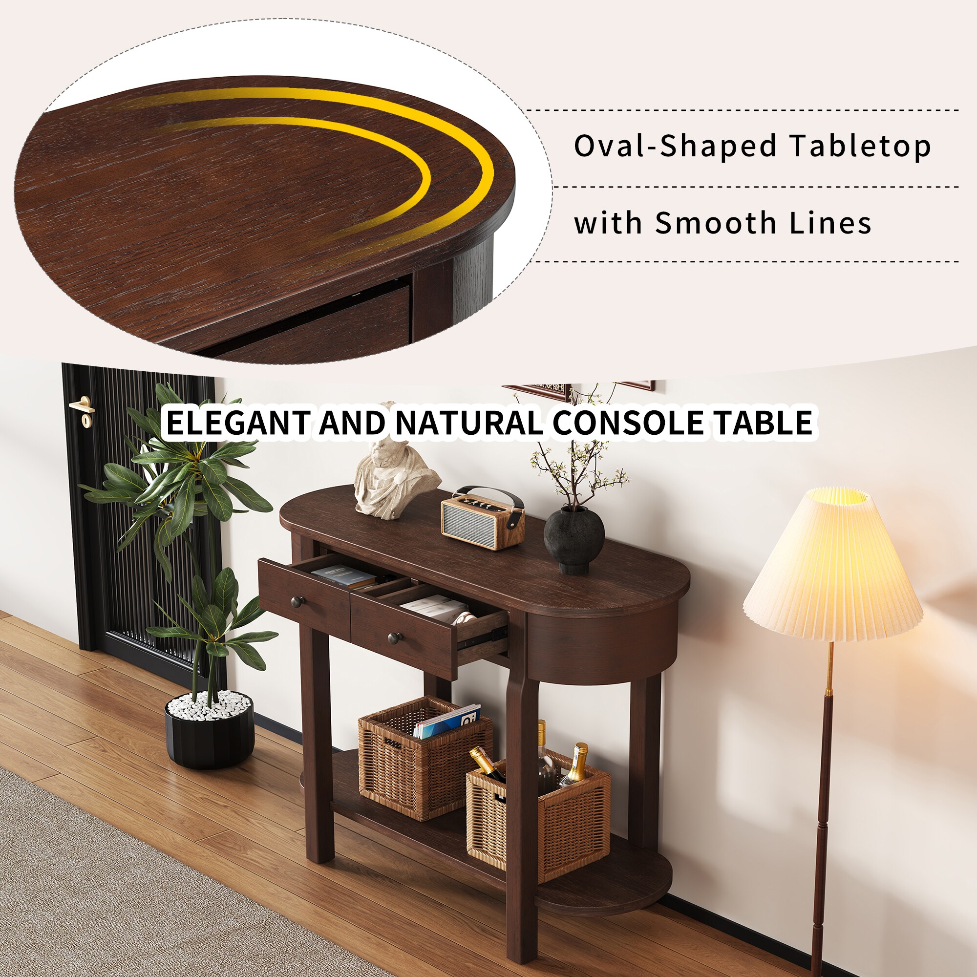 Oaks Decor OAN715796P Console-Sofa-Tables - View #7
