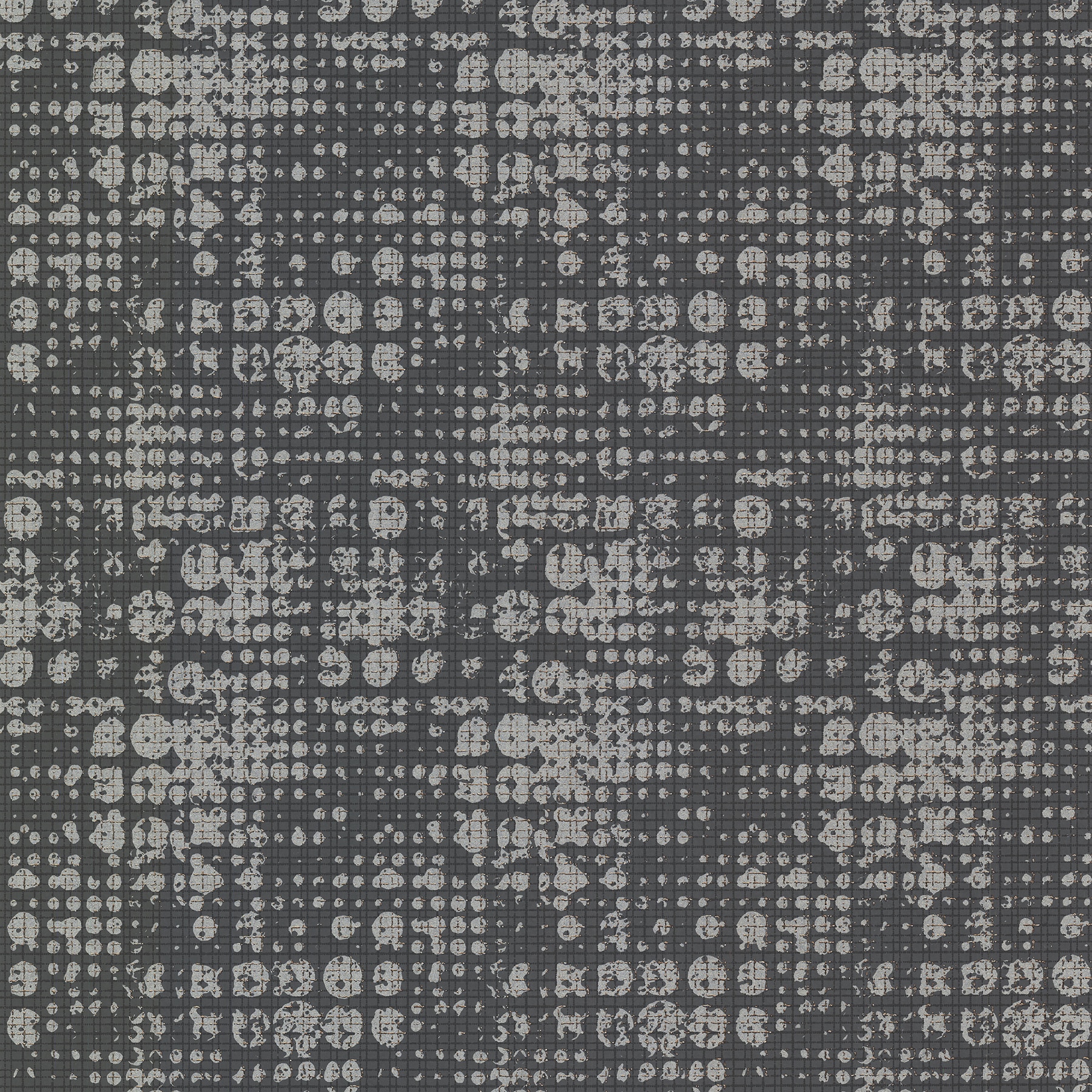 A-Street Prints 4019-86409 Lustre 57.5-Sq. Feet Silver Non-woven Textured Geometric 3D Unpasted Wallpaper