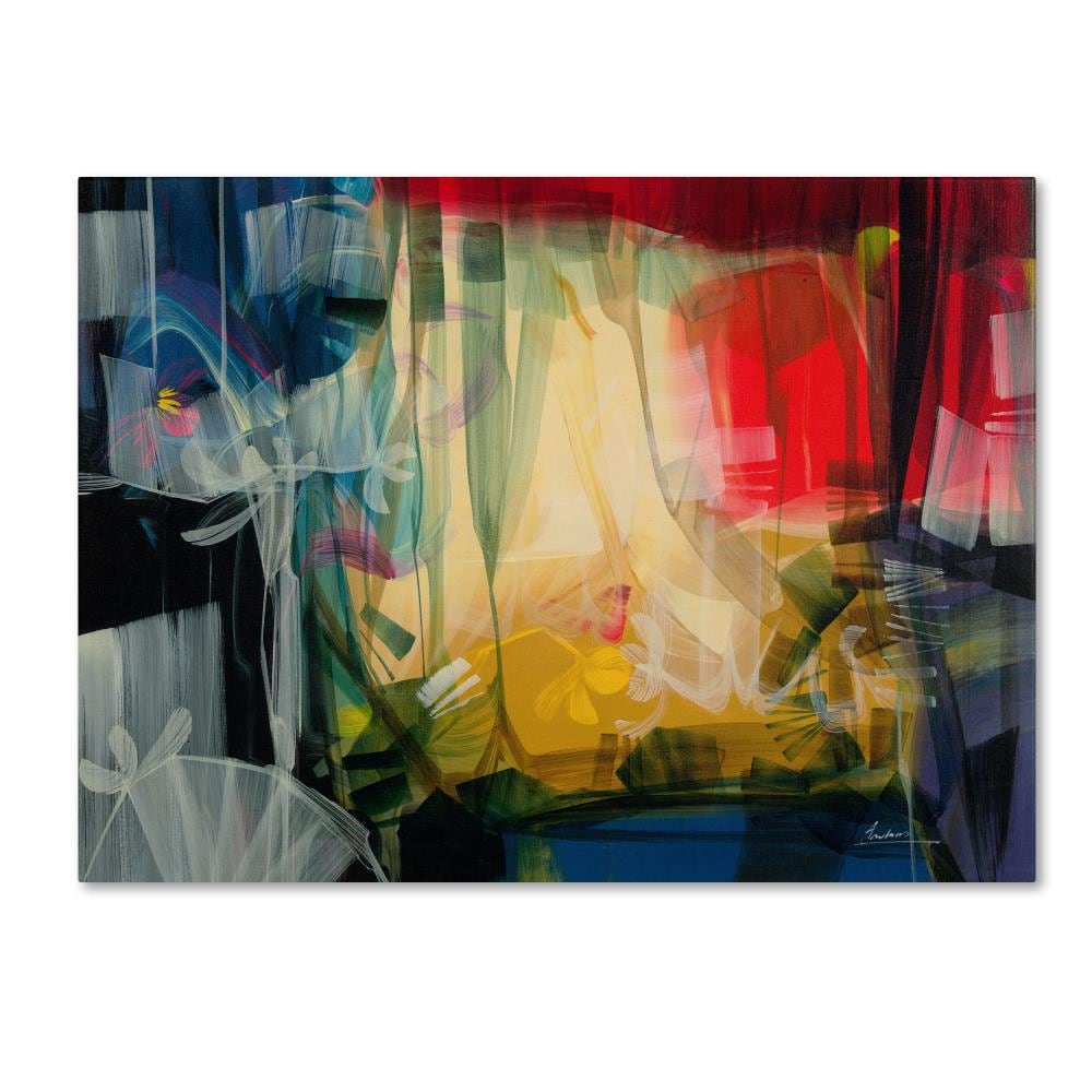 Trademark Fine Art MA0486-C1419GG Framed 14-Inches H x 19-Inches W Abstract Canvas Print