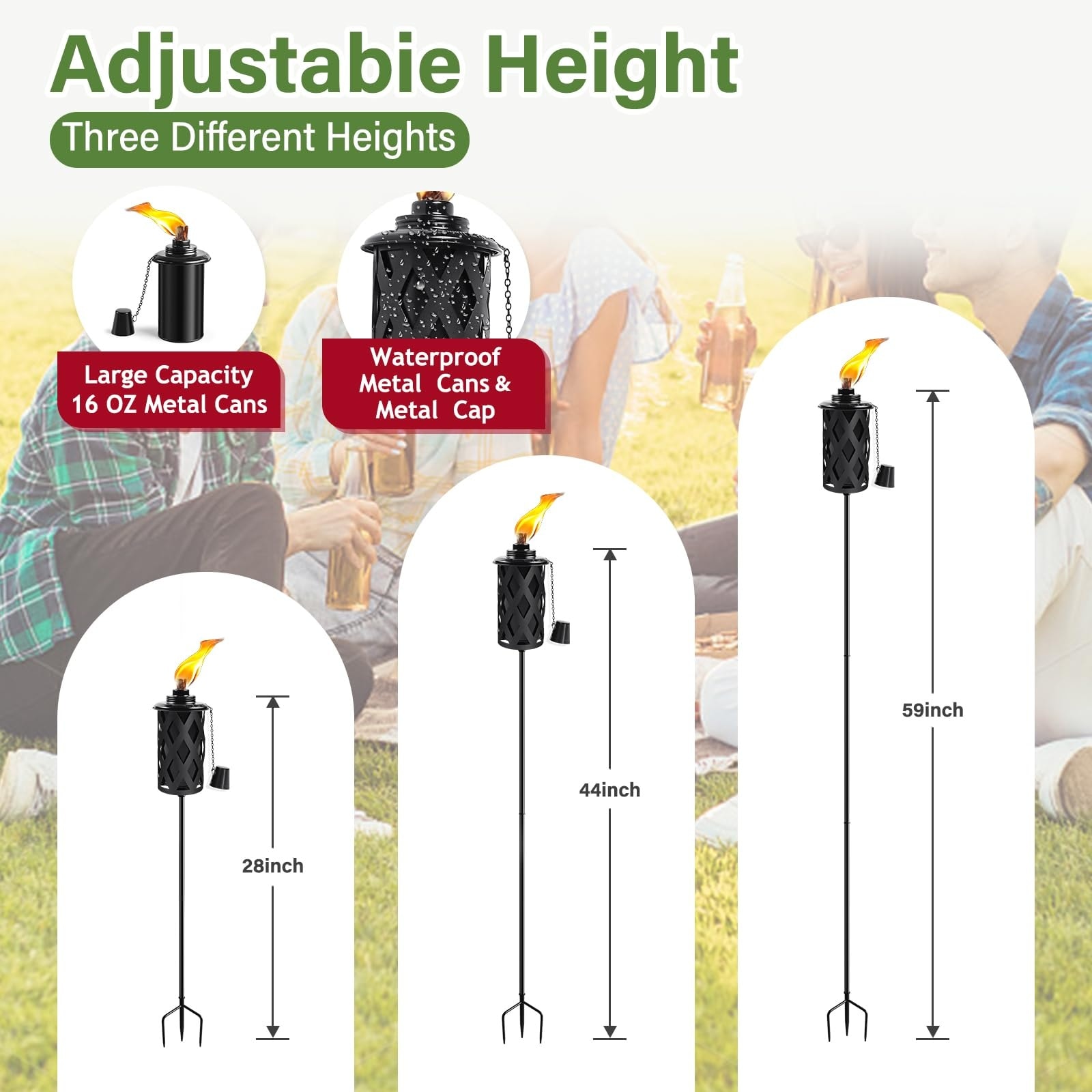 AOIZGMY LAZ0423T80 Citronella-Torches - View #3