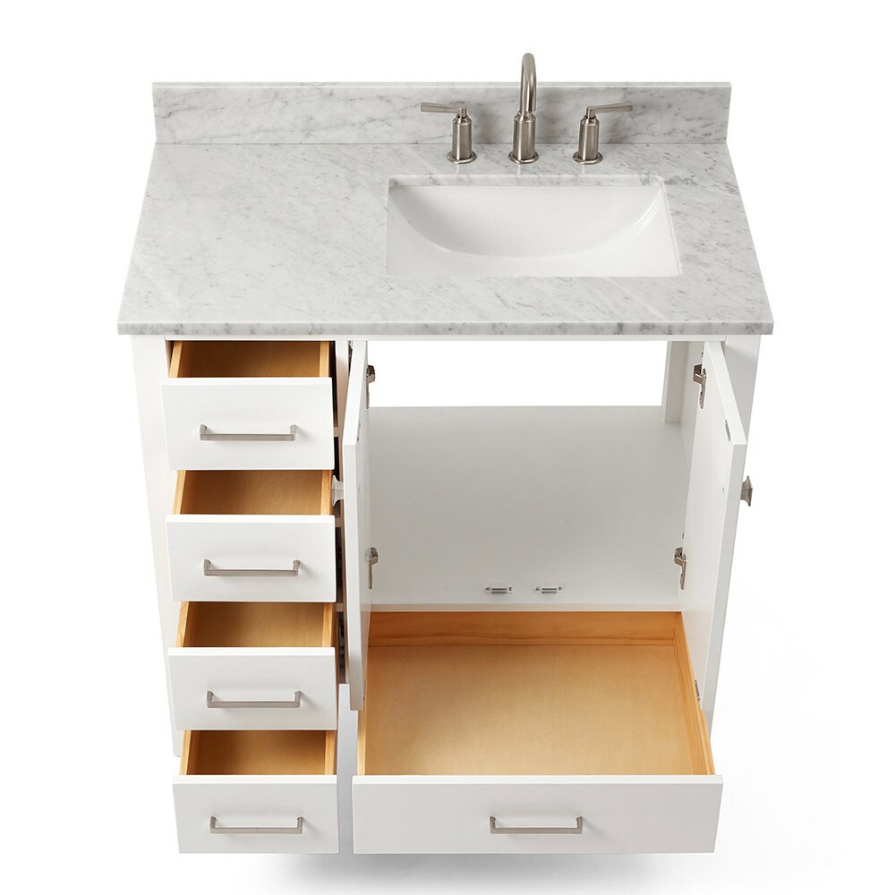 ARIEL A037SRCW2RVOWHT Bath-Vanity-Combo - View #6