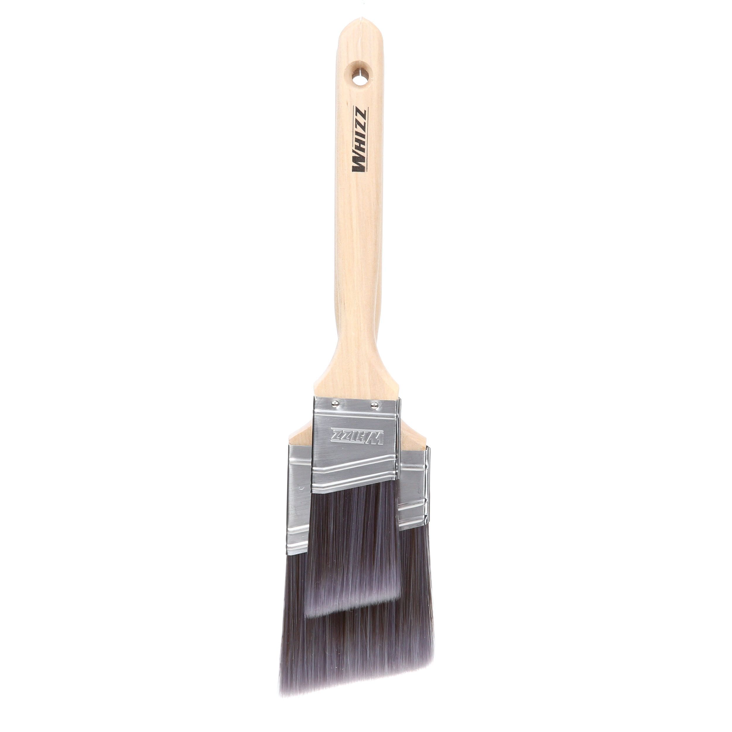 WHIZZ 2-Pack WEDGE Trim and Walls Project Pack Multiple Sizes Reusable  Polyester Angle Paint Brush (Trim/Wall Brush) in the Paint Brushes  department at