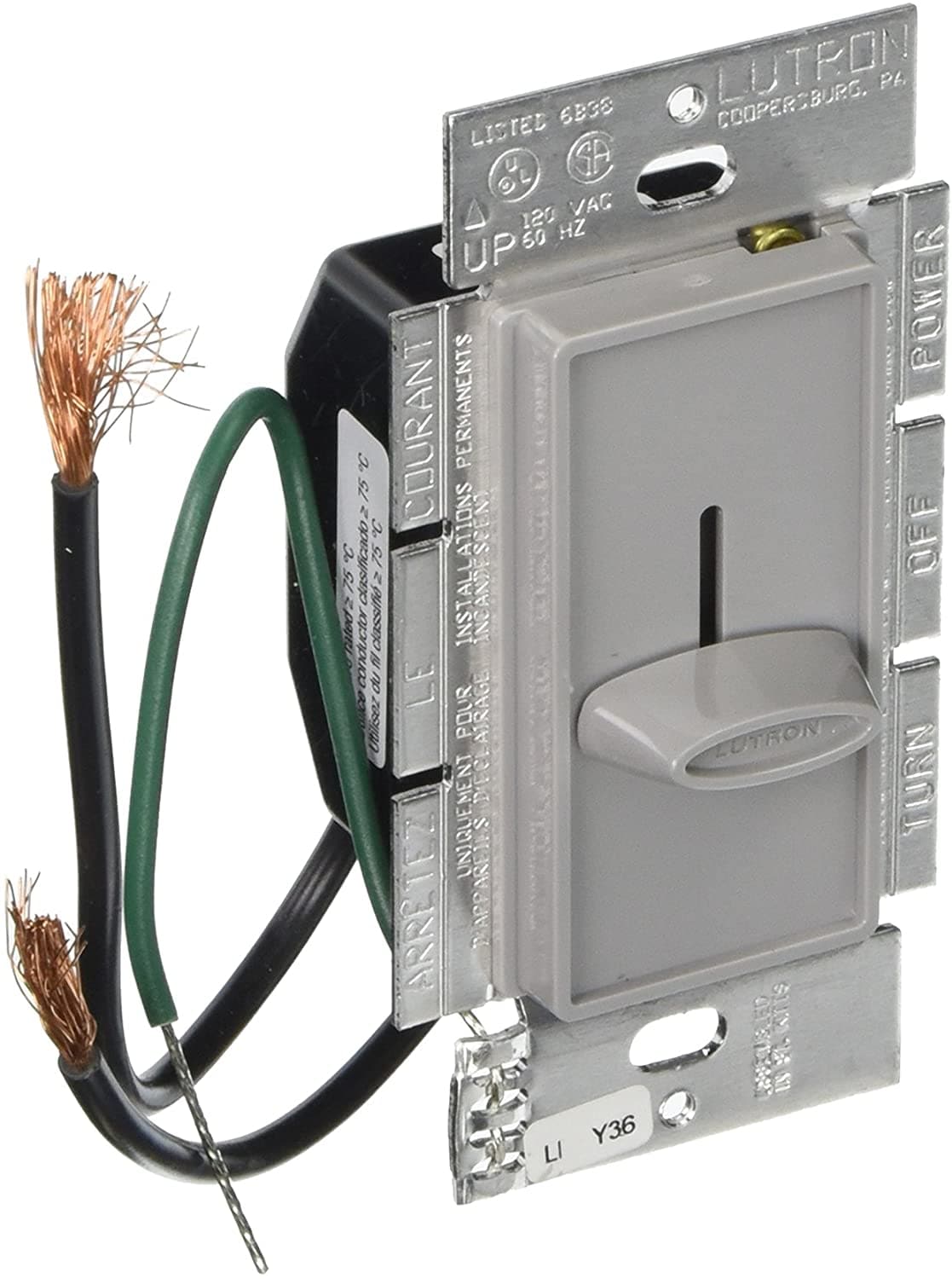 Lutron S-1000-GR Light-Dimmers - View #2