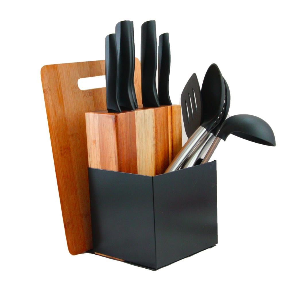 Gibson Home 11-Piece Knife set with Block at Lowes.com