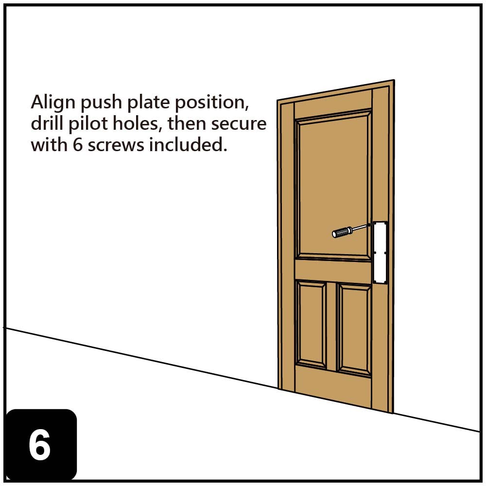 RELIABILT 32820SSBLG Entry-Door-Pushplates-Pullplates - View #6