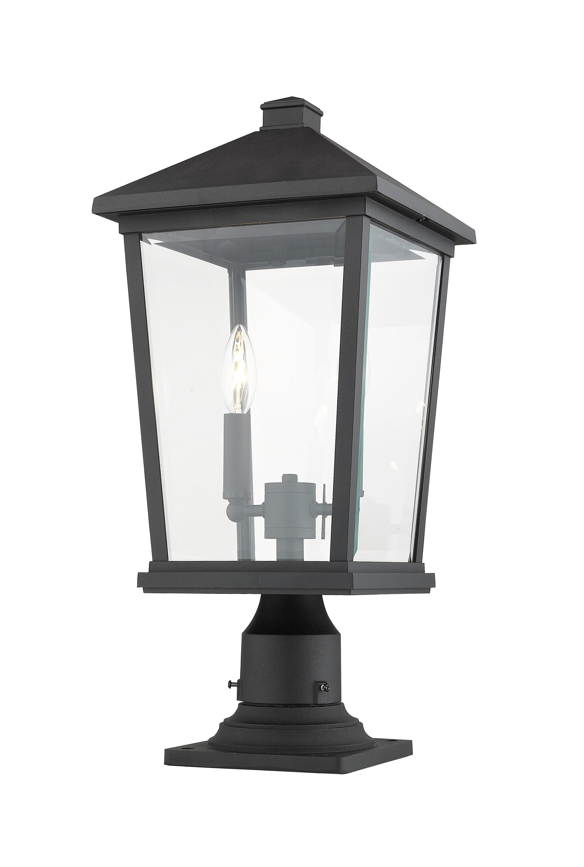 Z-Lite 568PHBR-533PM-BK Post-Lights - View #4
