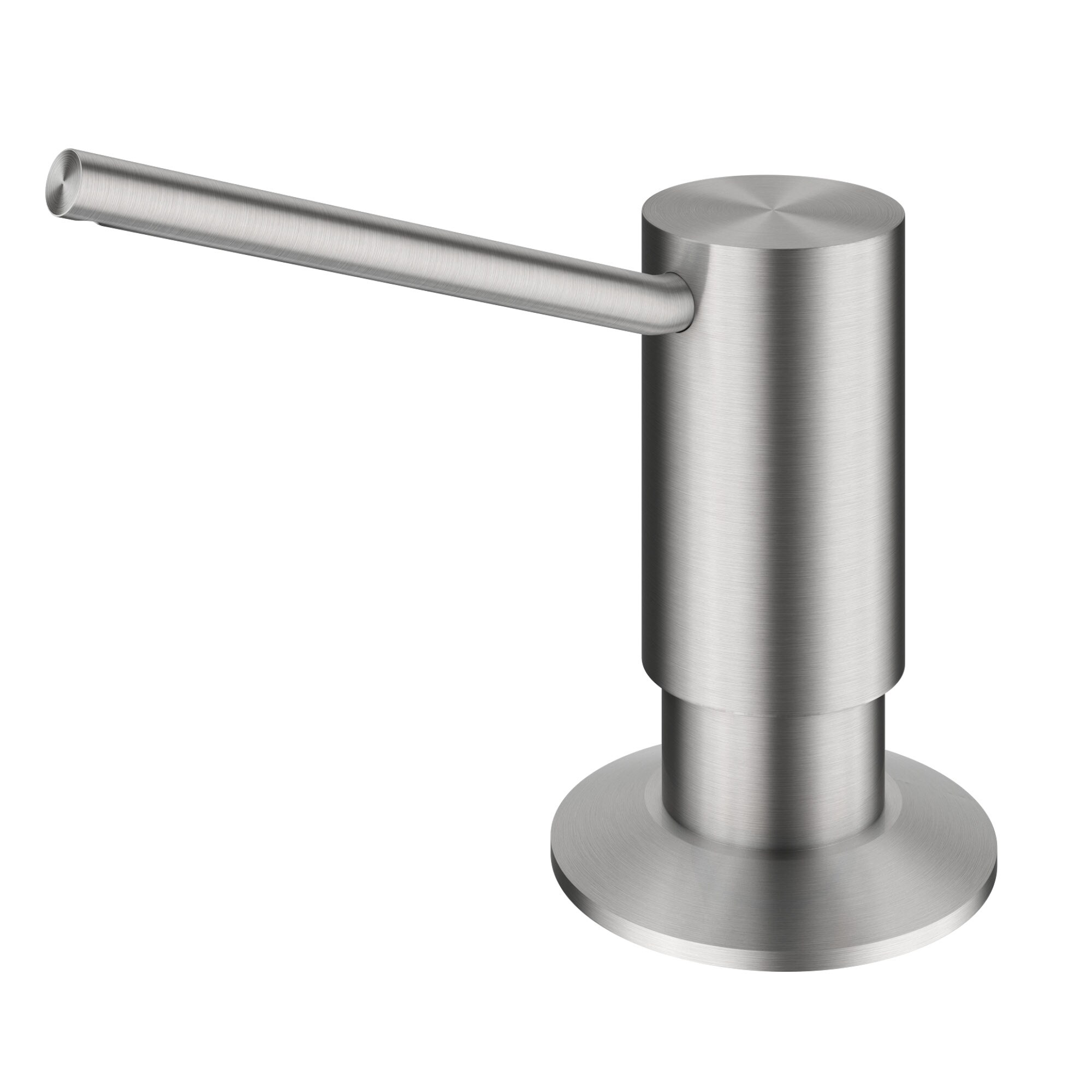 Mentaliteit waarschijnlijkheid Glimmend Kraus Spot Free Stainless Steel 12 oz. Capacity Deck-mount Soap and Lotion  Dispenser in the Soap & Lotion Dispensers department at Lowes.com