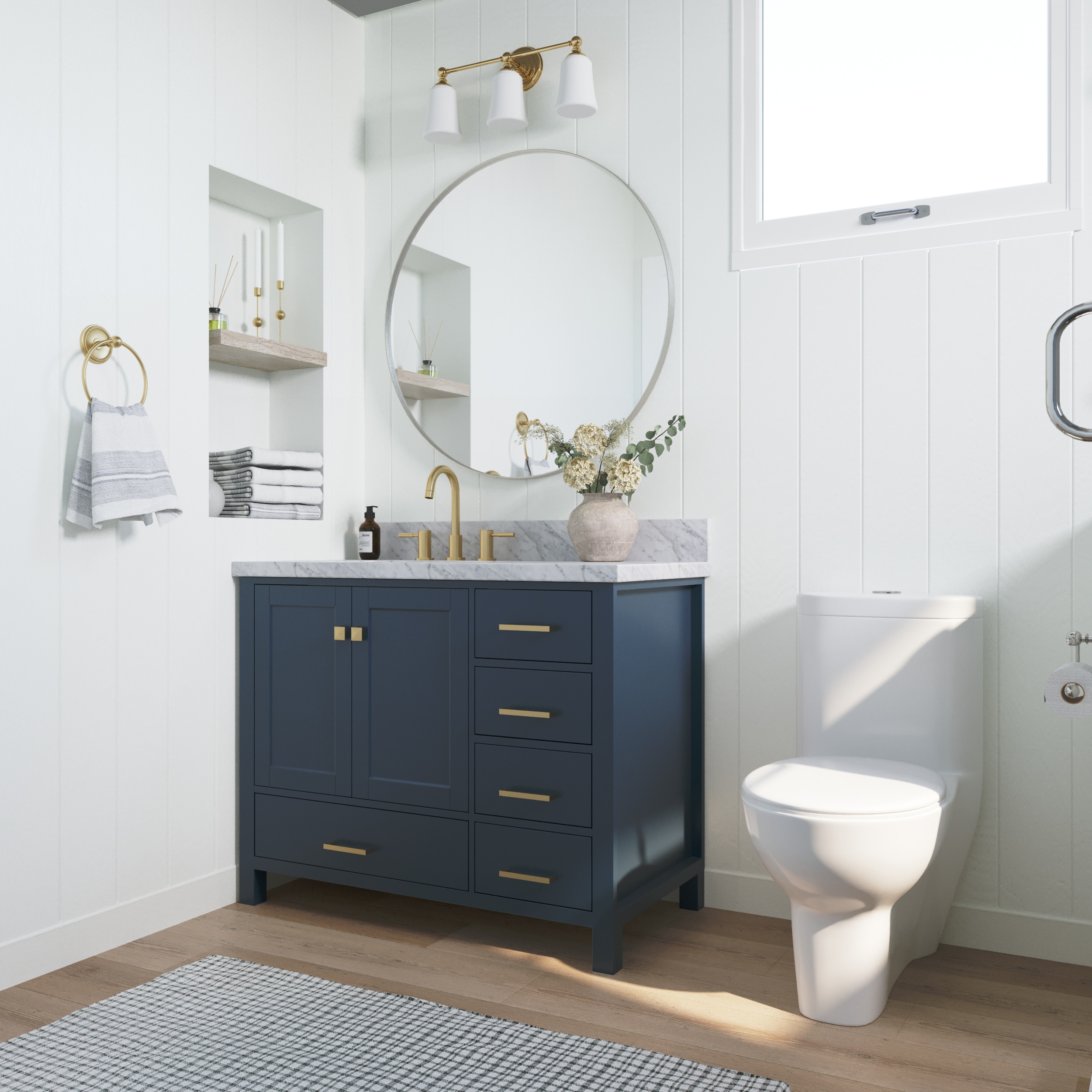 ARIEL A043SLCWRVOMNB Bath-Vanity-Combo - View #8