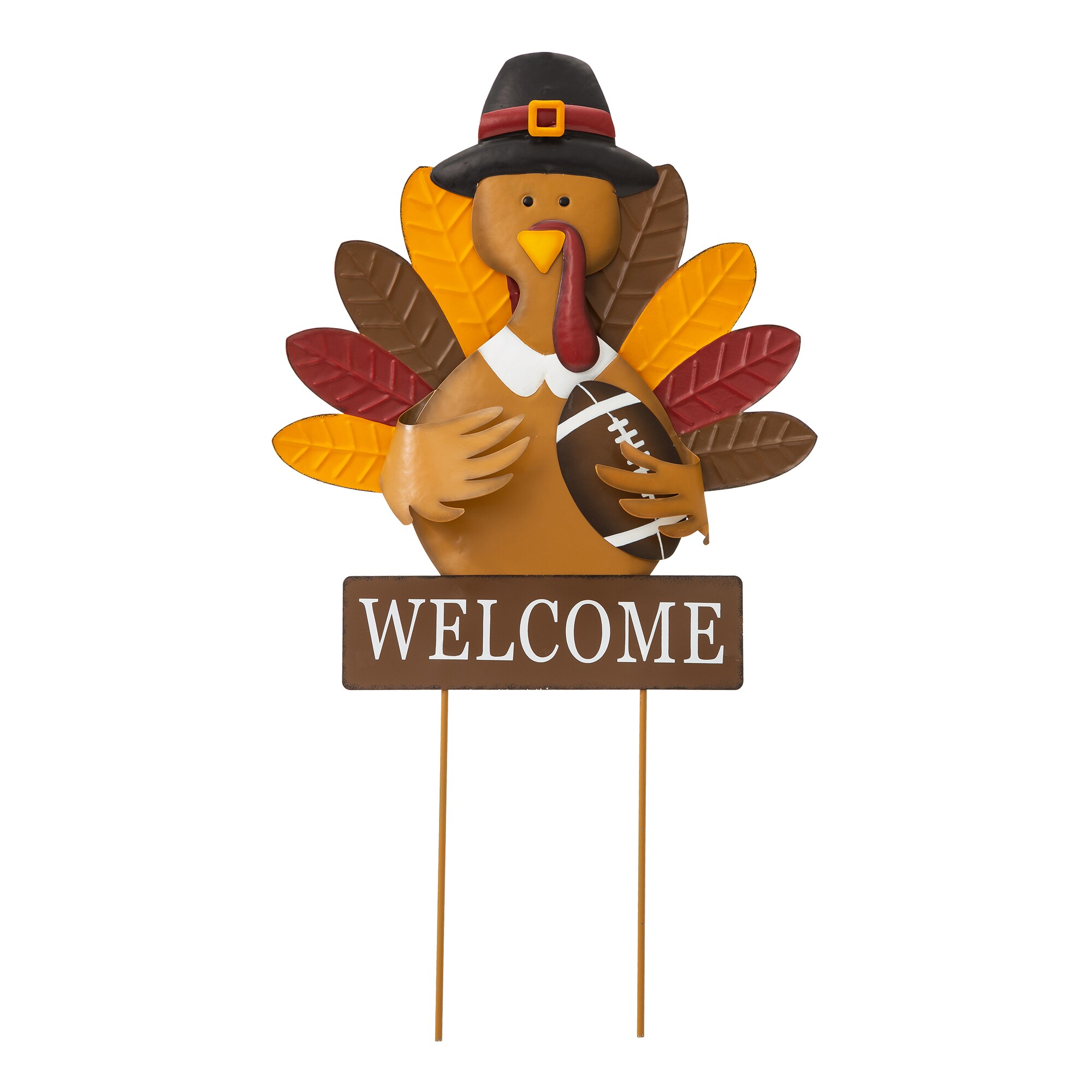 Glitzhome 2006100009 2.49-Feet Turkey Yard decoration Yard stake