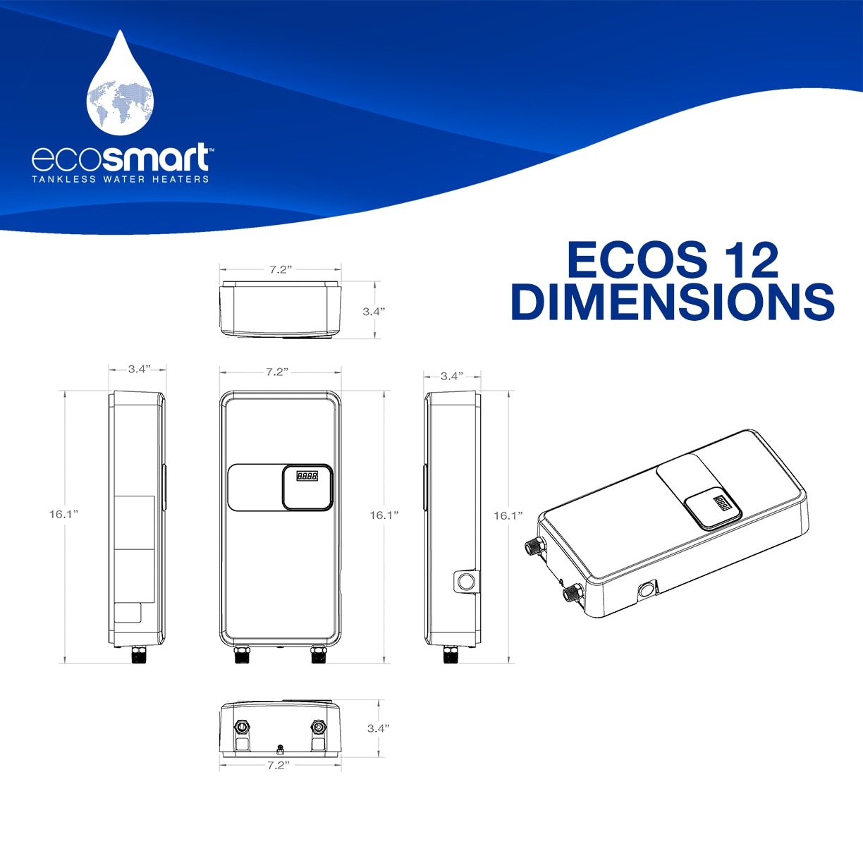 Ecosmart ECOS 12 Gas-Water-Heaters - View #4