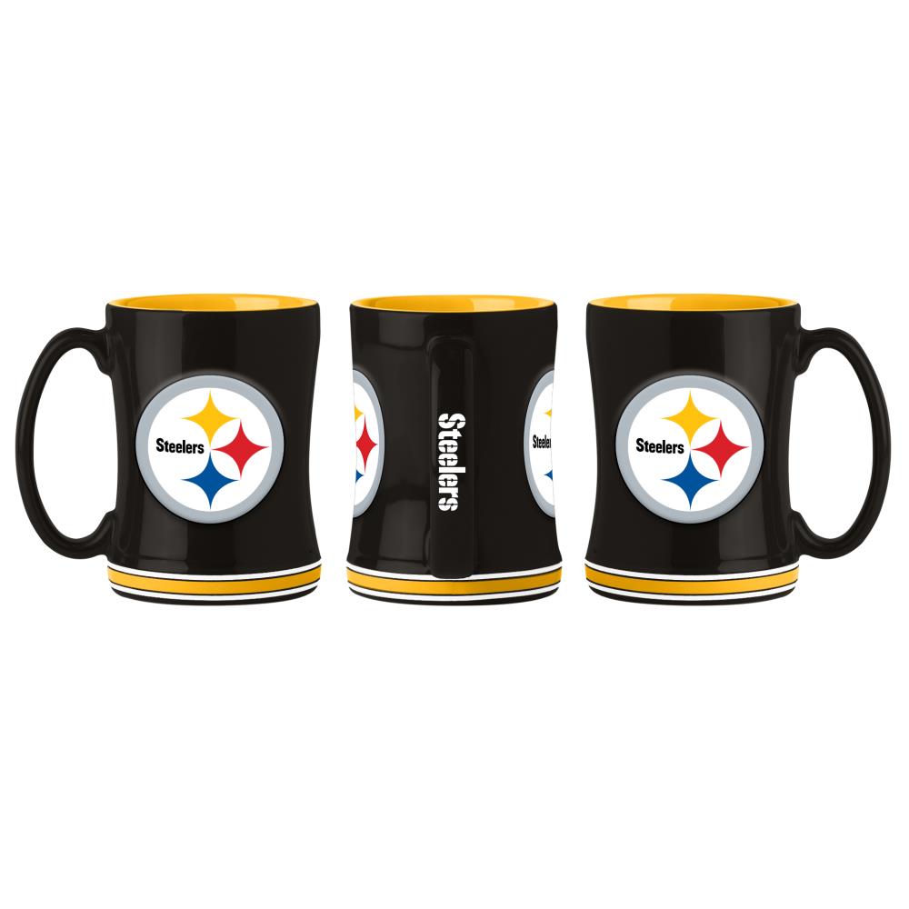 Logo Brands Pittsburgh Steelers 14 oz. Relief Mug