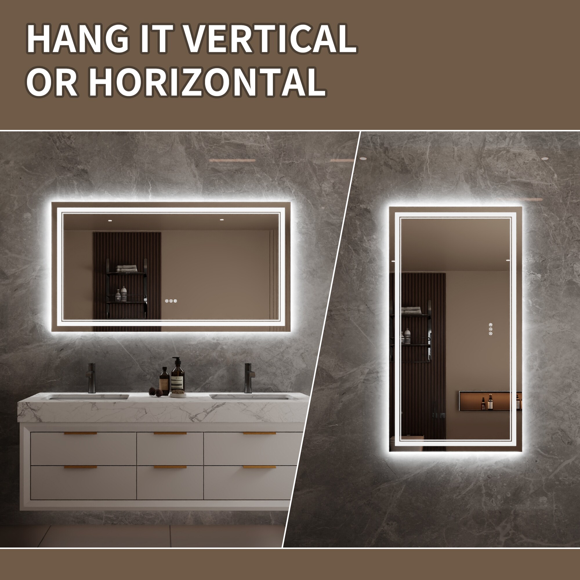 Bayfeve BFXB-6S3055-MIR Framed-Bath-Mirrors - View #12