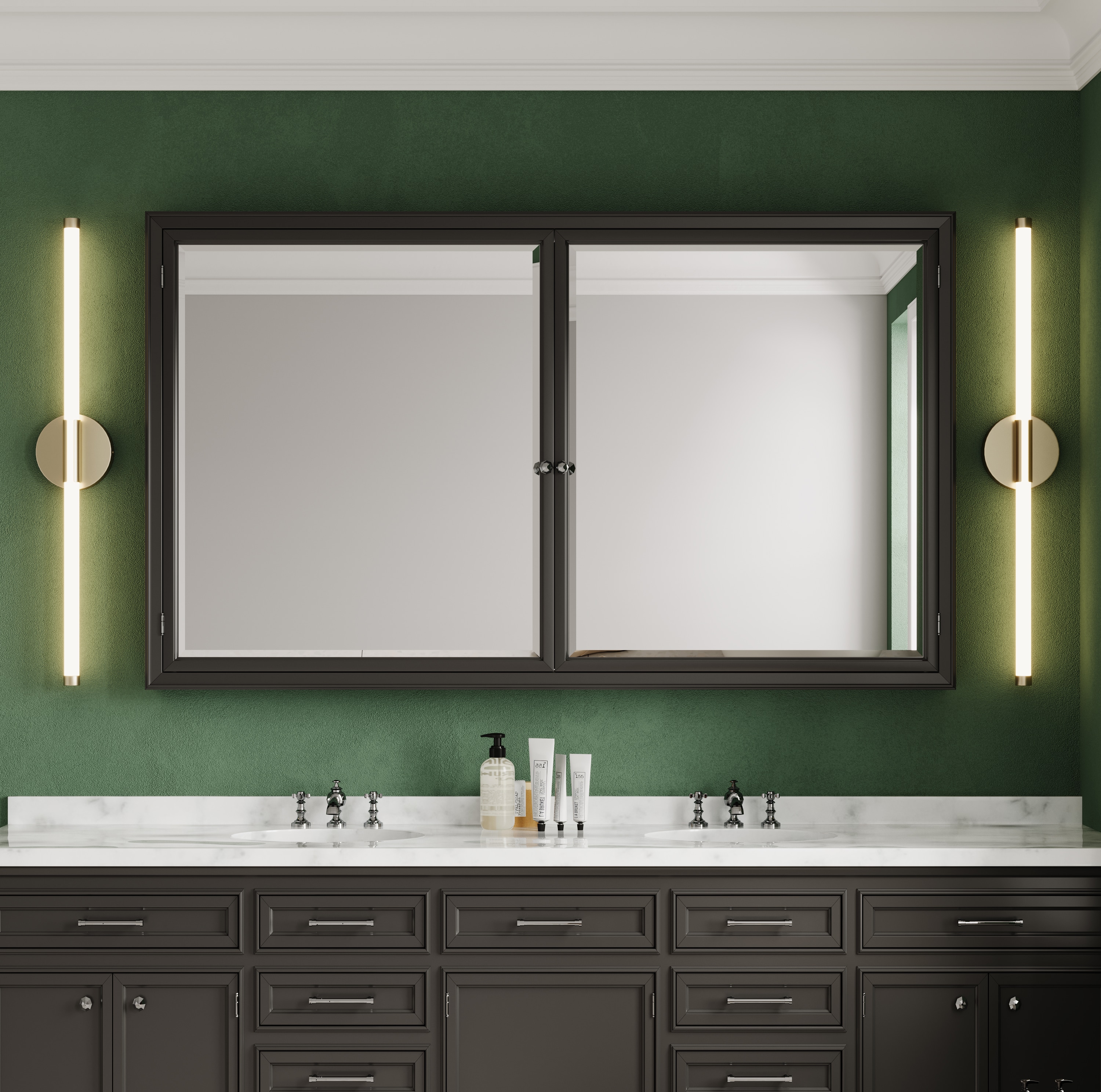Dreamsidea Gretna Bathroom Vanity Light Gretna 1-Light 28 Inch Dimmable LED Mirror Light Strip Dresser Light Bar