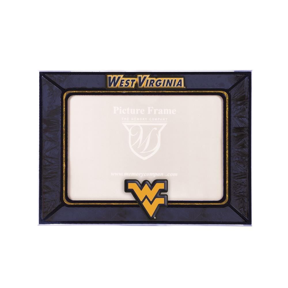 The Memory Company COL-WVI-1790 West Virginia Mountaineers Team Glass Picture Frame