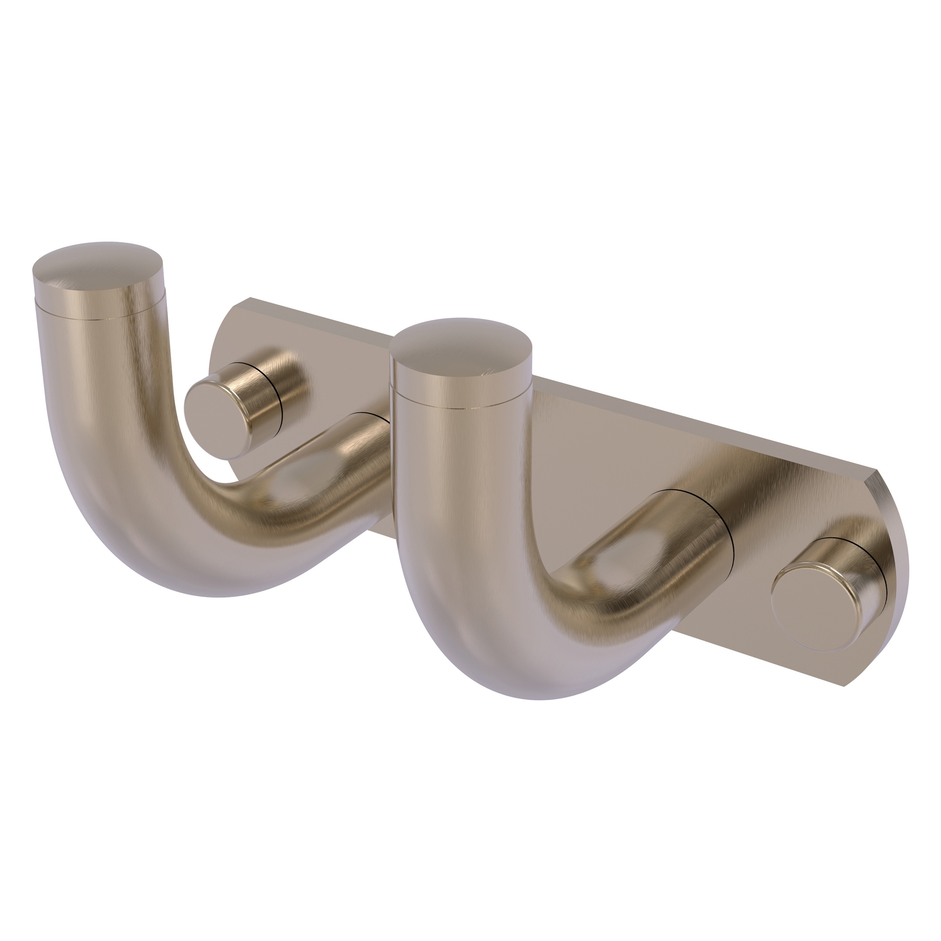 Allied Brass RM-20-2-PEW Remi Antique Pewter Double -Hook Wall mount Towel Hook