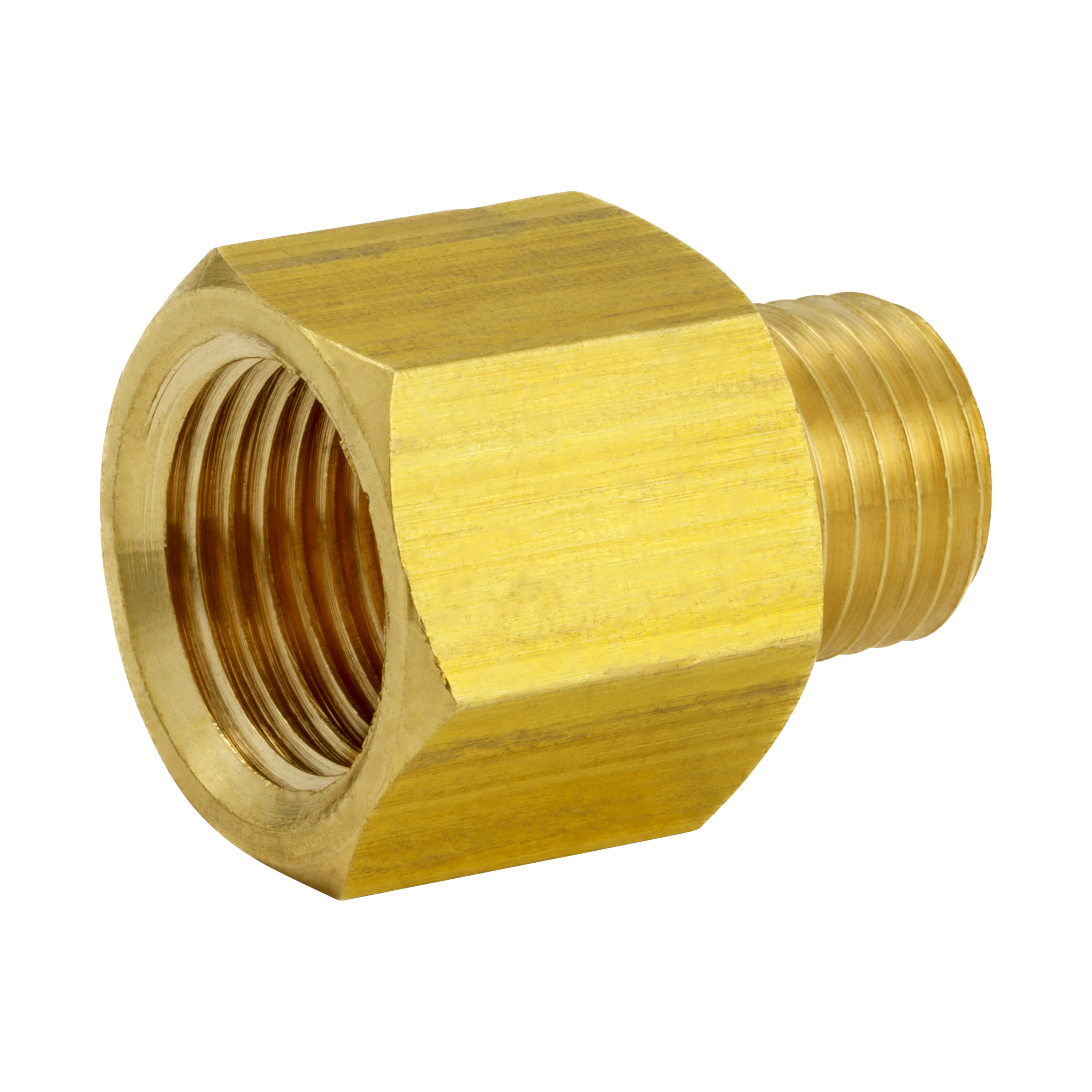 Proline Series BF-850NLB Brass 3/8-in FIP x 1/4-in MIP Reducing Coupling