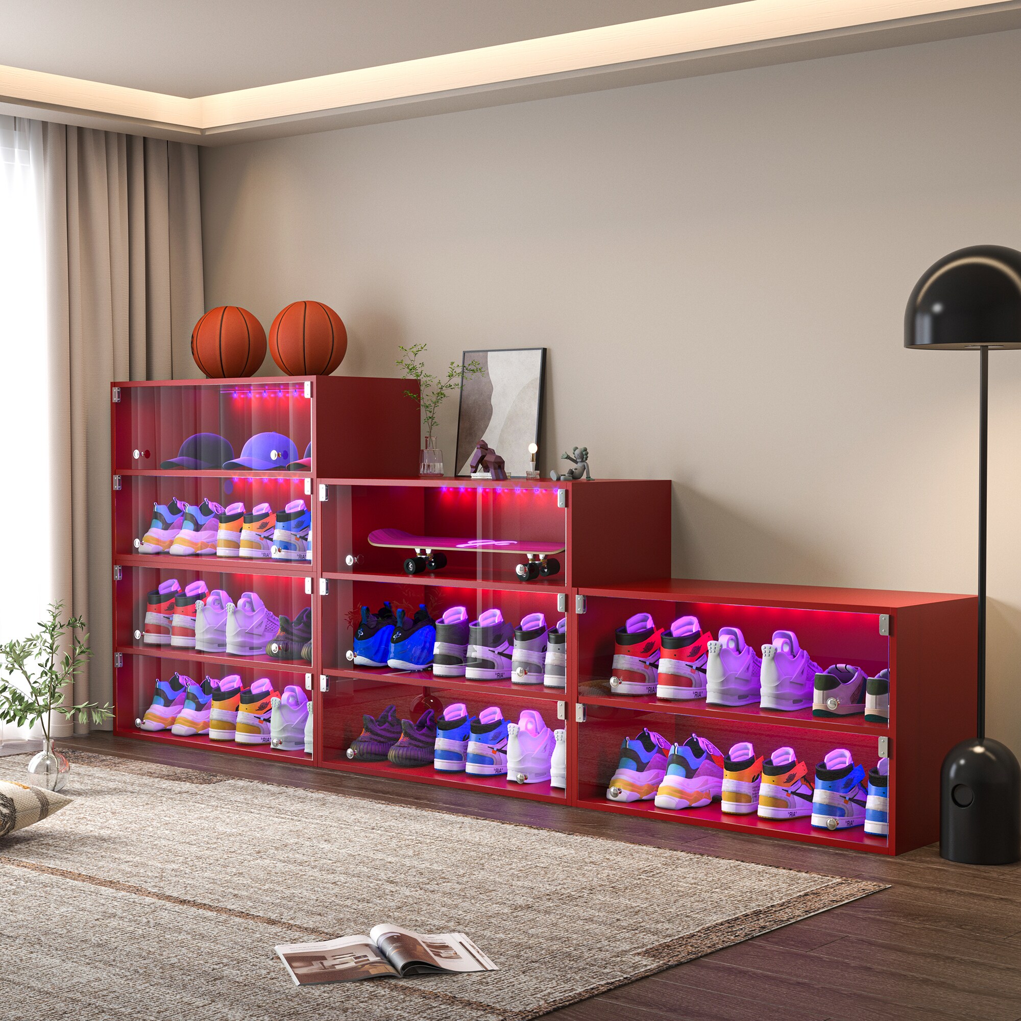 SINOFURN SYC080009RD Shoe-Racks - View #8