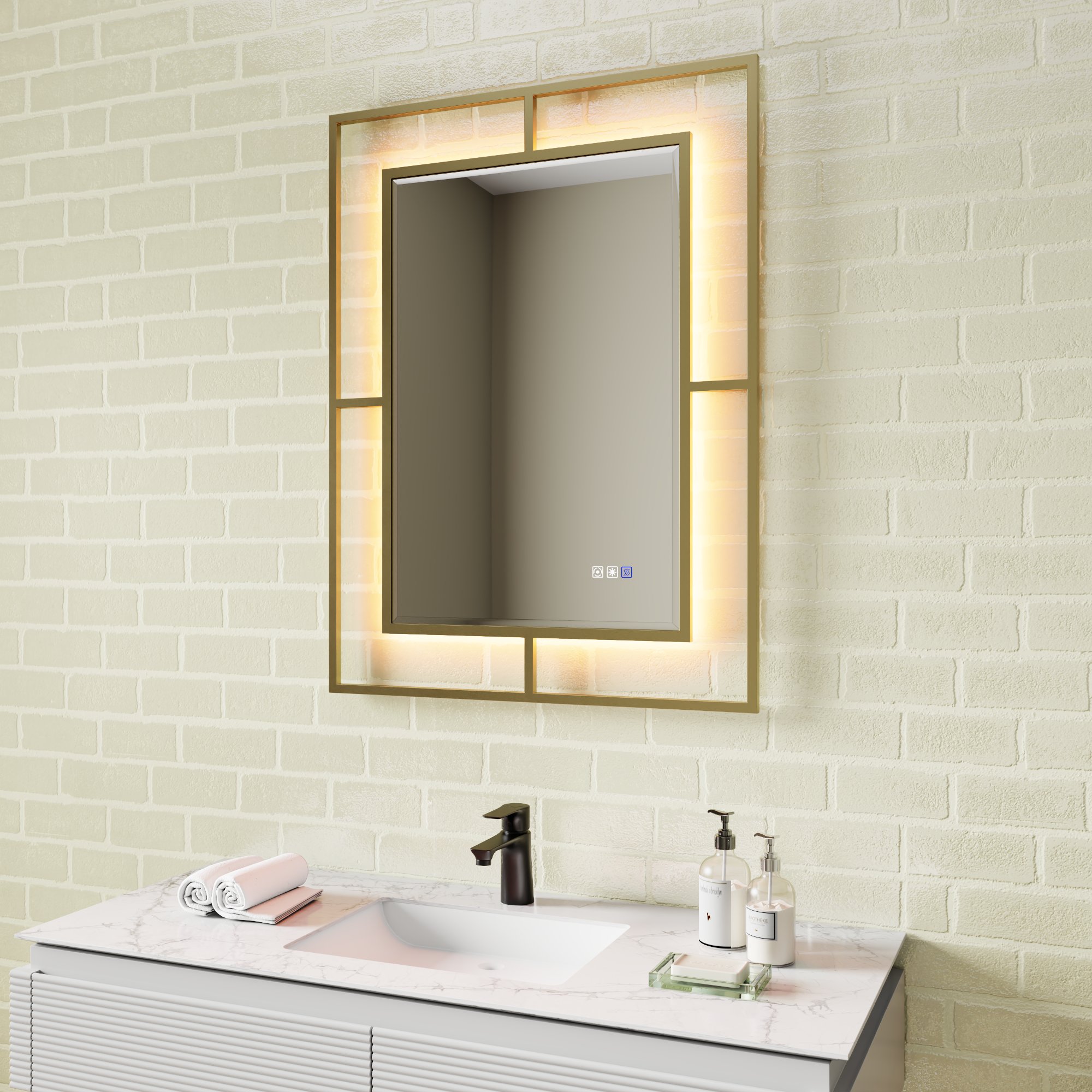 ExBrite EXBM3040V10GXX Framed-Bath-Mirrors - View #11