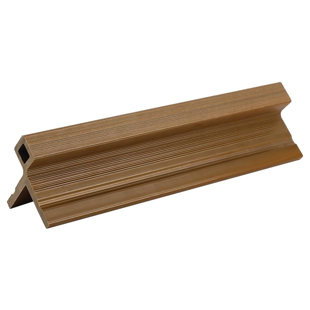 NewTechWood UH51-8-TK 2.9-in x 96-in Peruvian Teak Composite Composite Outside corner post