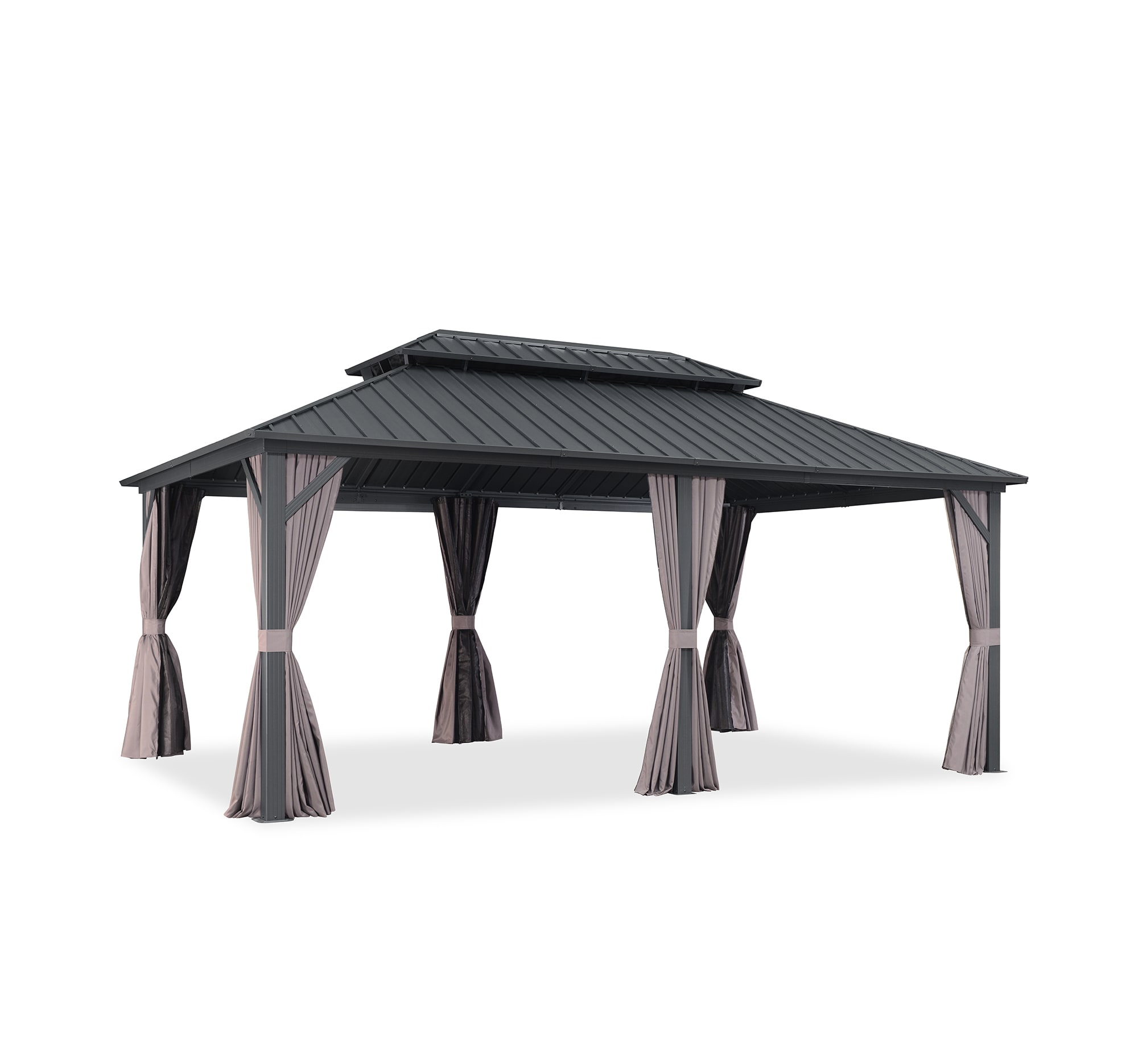 PURPLE LEAF LS04JJG1218 Wood-Resin-Gazebos - View #2