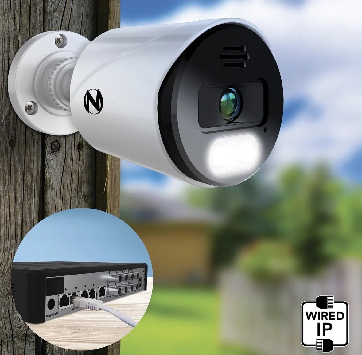 Night Owl Add On Wired IP 4K Spotlight Cam in the Security Cameras
