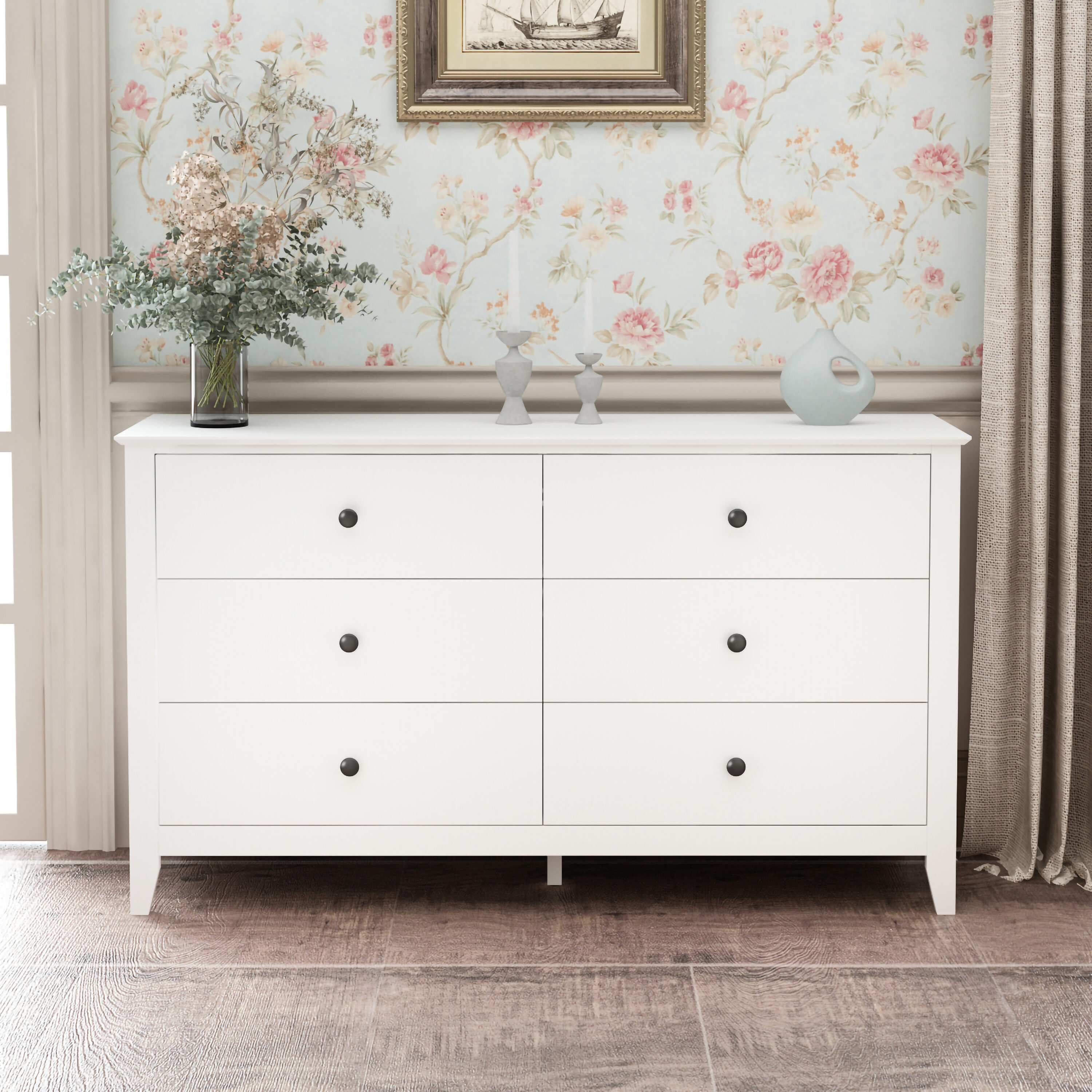 Livarno Home Chest of drawers with 2 drawers and 2 doors (white) :  : Home & Kitchen